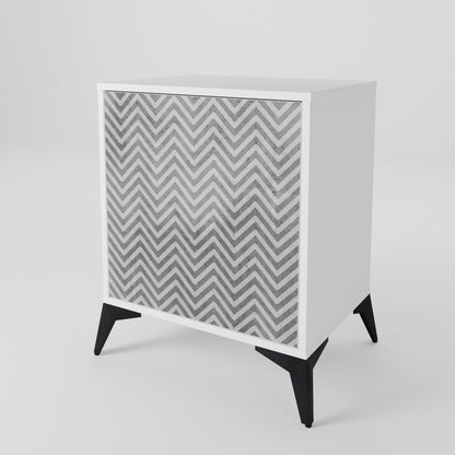 CONCRETE ZIG ZAG Aparador de 1 Porta
