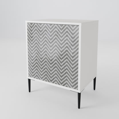 CONCRETE ZIG ZAG Aparador de 1 Porta