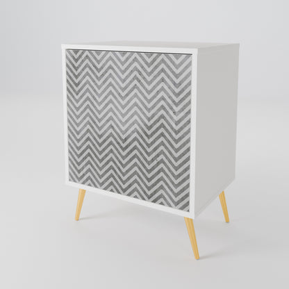 CONCRETE ZIG ZAG Aparador de 1 Porta