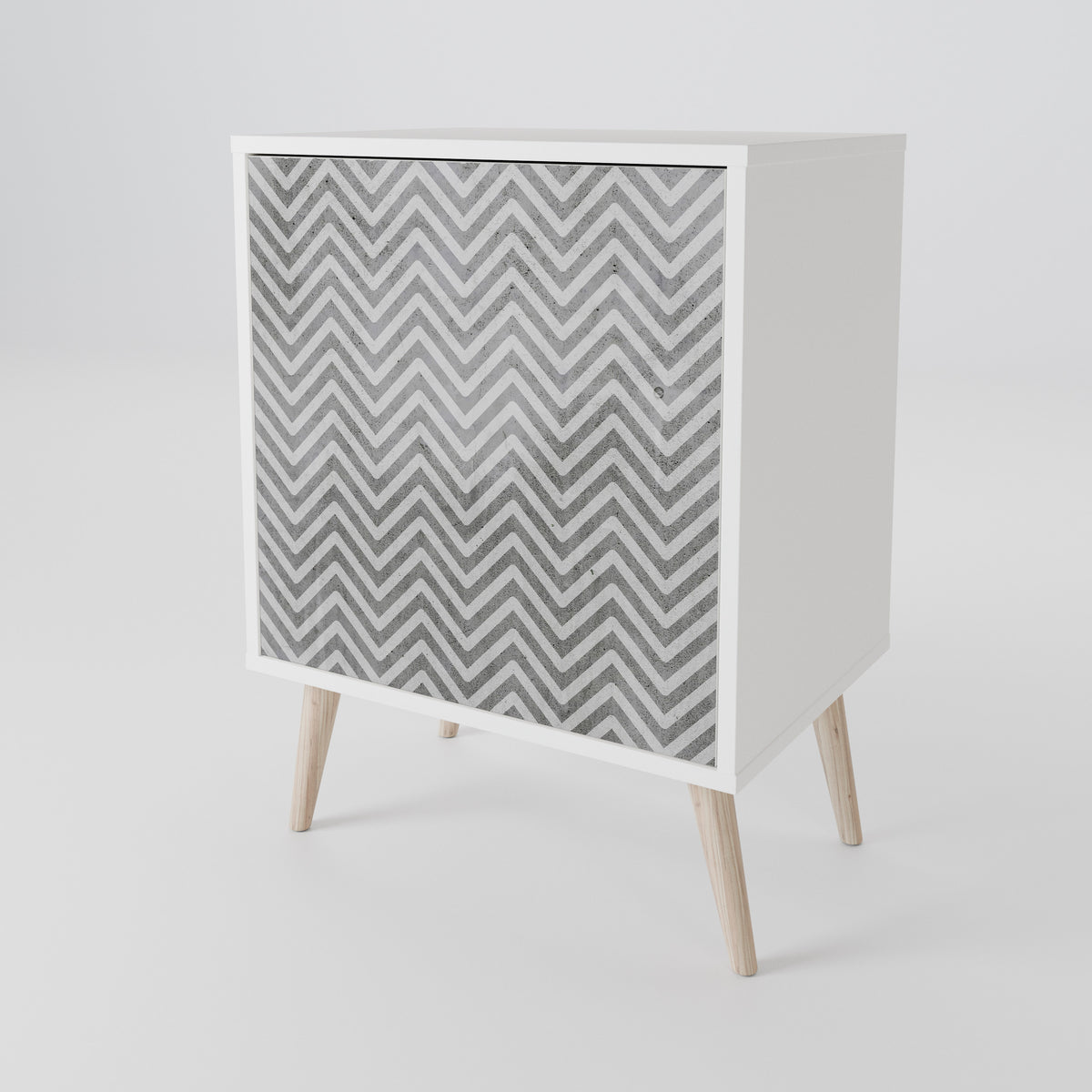 CONCRETE ZIG ZAG Aparador de 1 Porta