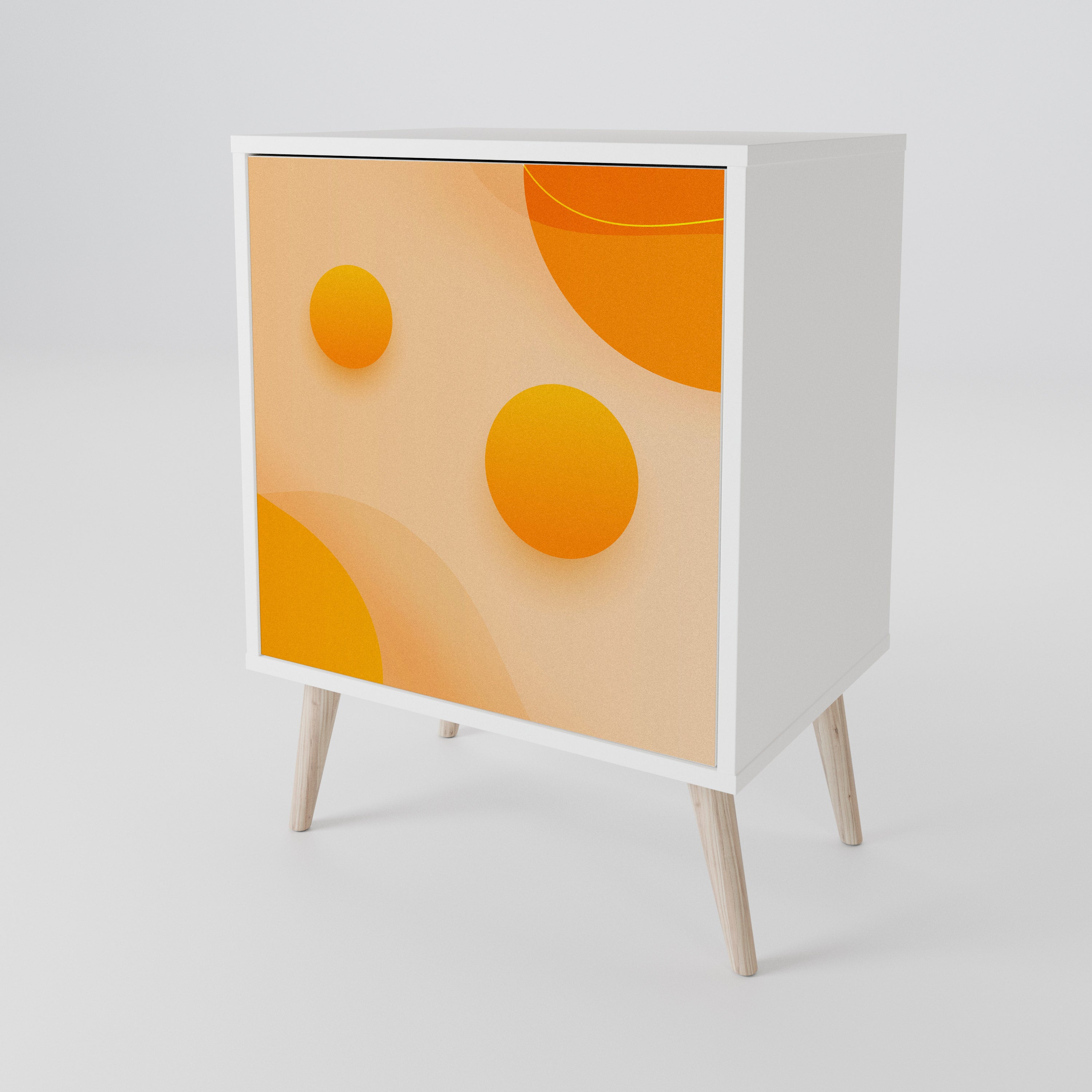 ORANGE ARRANGEMENT 1-Door Sideboard