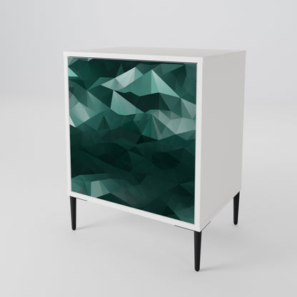 POLYGONAL FLOATING Aparador de 1 Porta