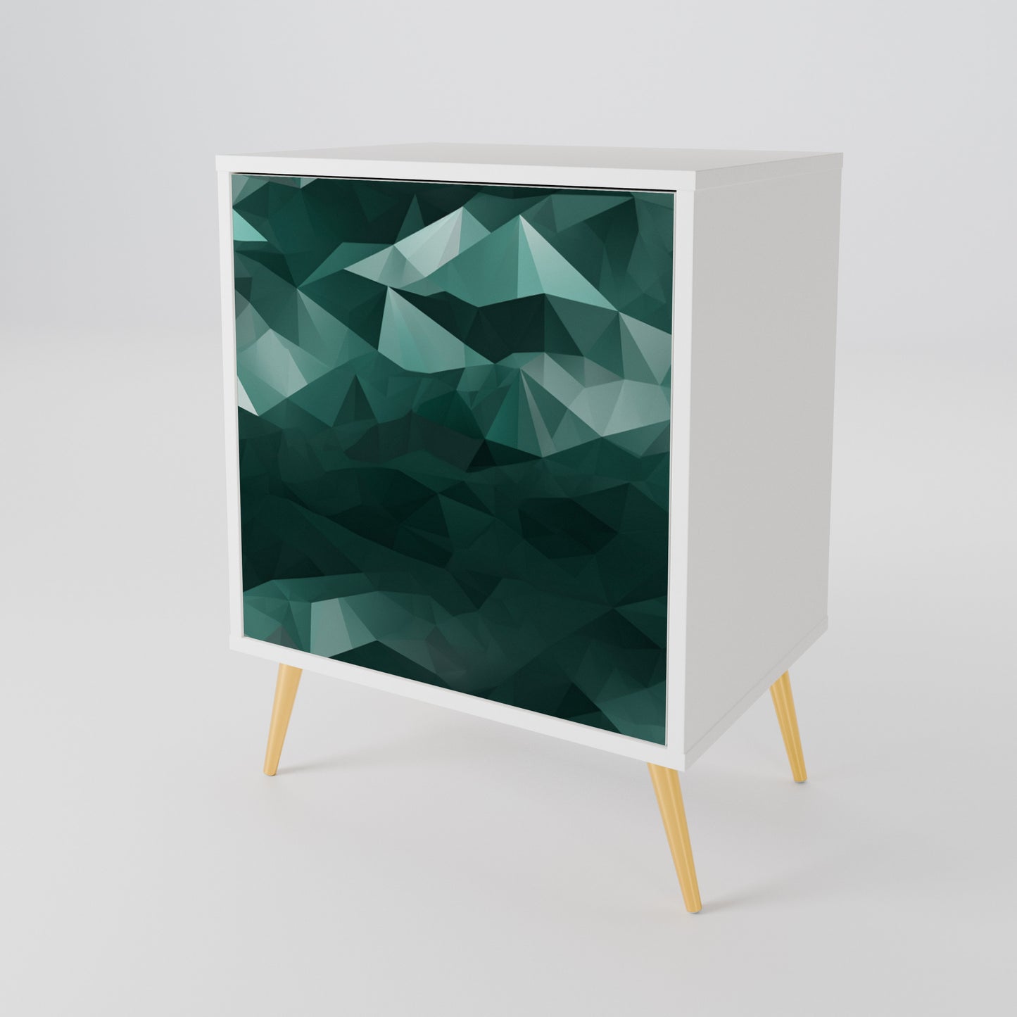 POLYGONAL FLOATING Aparador de 1 Porta