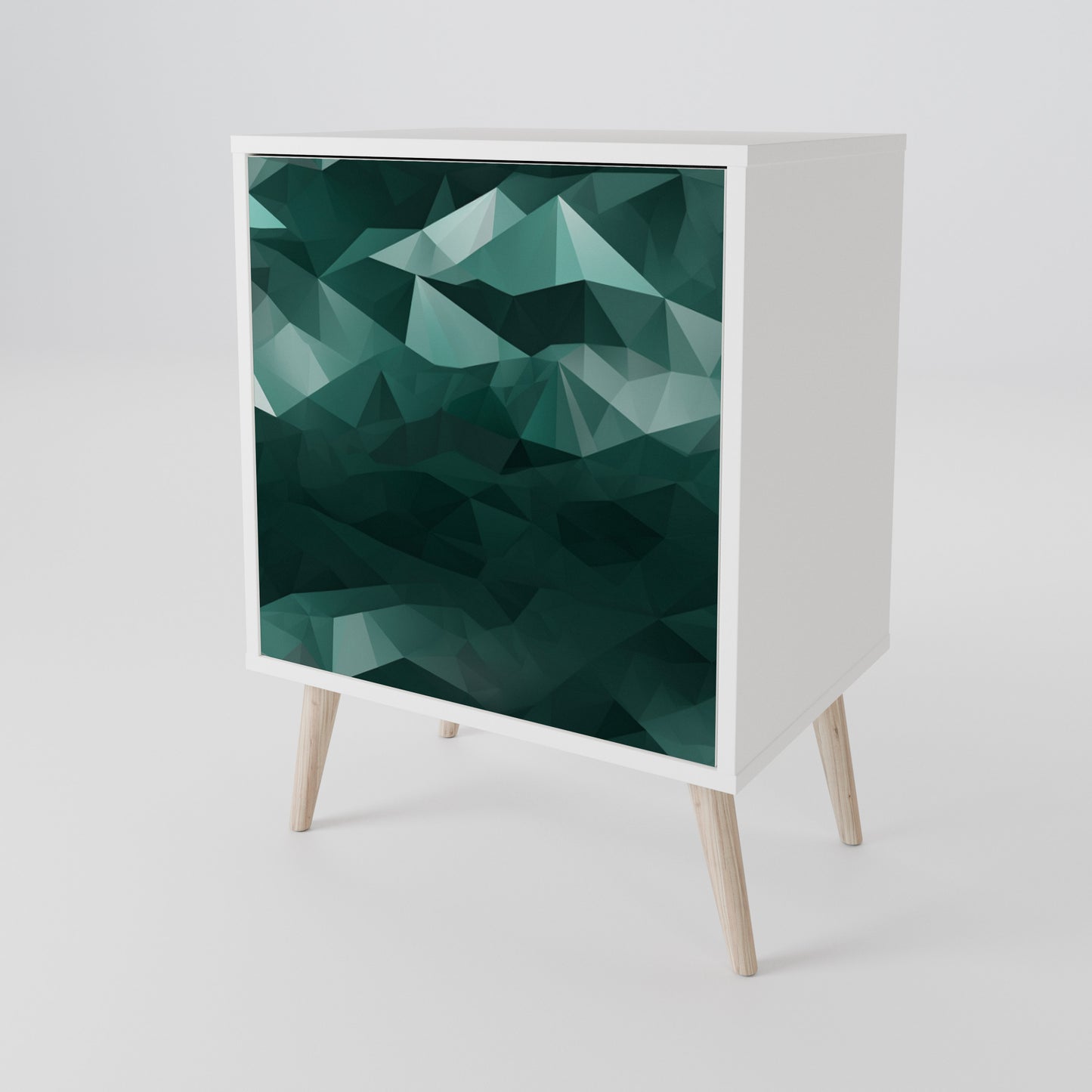 POLYGONAL FLOATING Aparador de 1 Porta