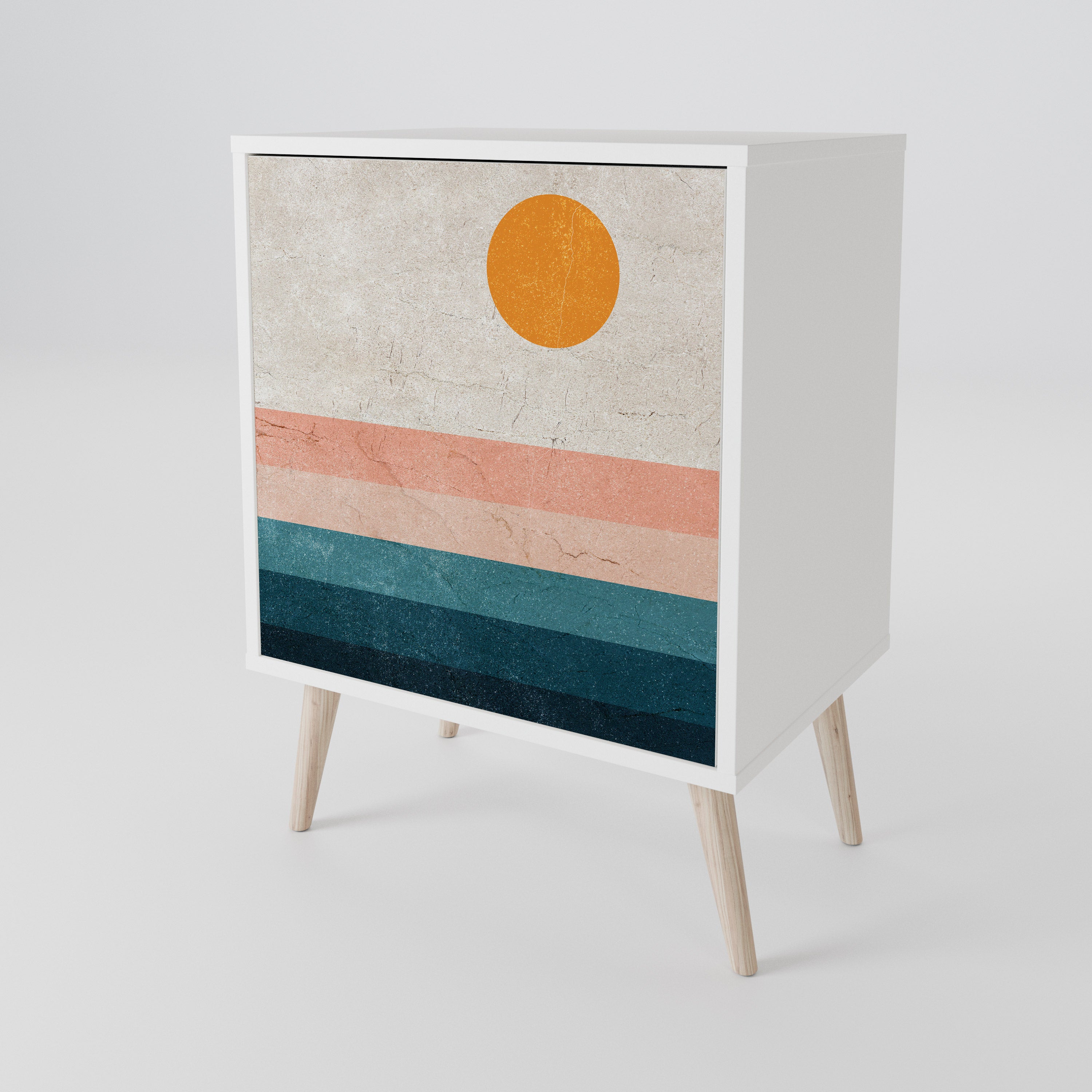 TWO HALVES 1-Door Sideboard