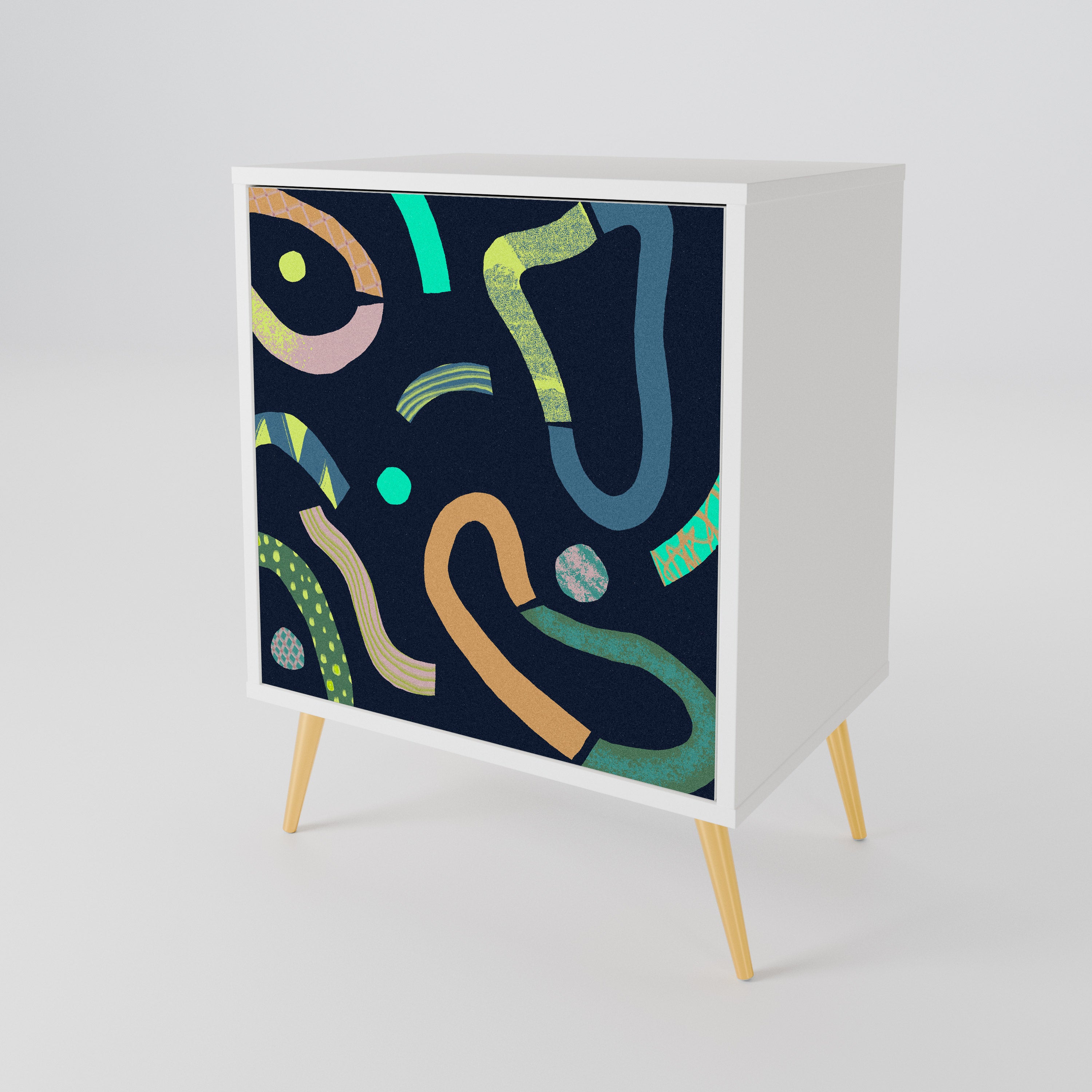 CONTRAST DANCE 1-Door Sideboard
