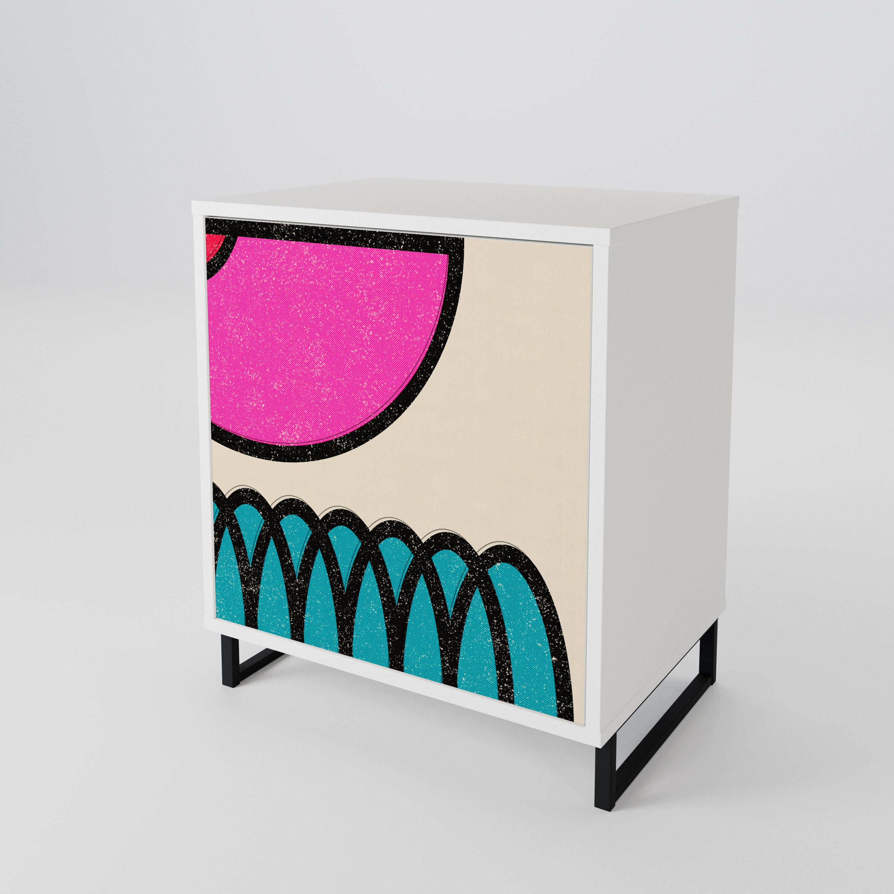 GEOMETRIC RHAPSODY 1-Door Sideboard