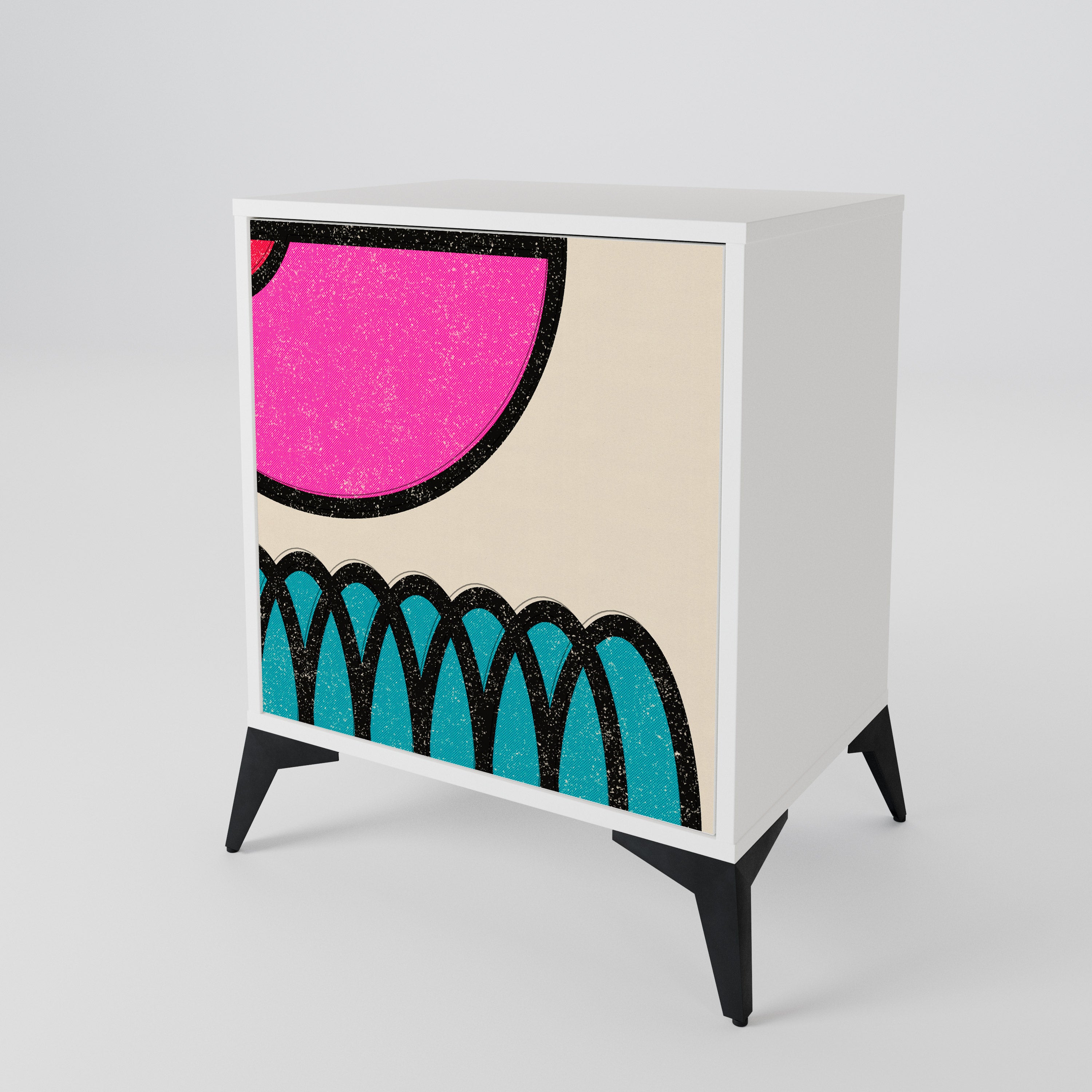 GEOMETRIC RHAPSODY 1-Door Sideboard