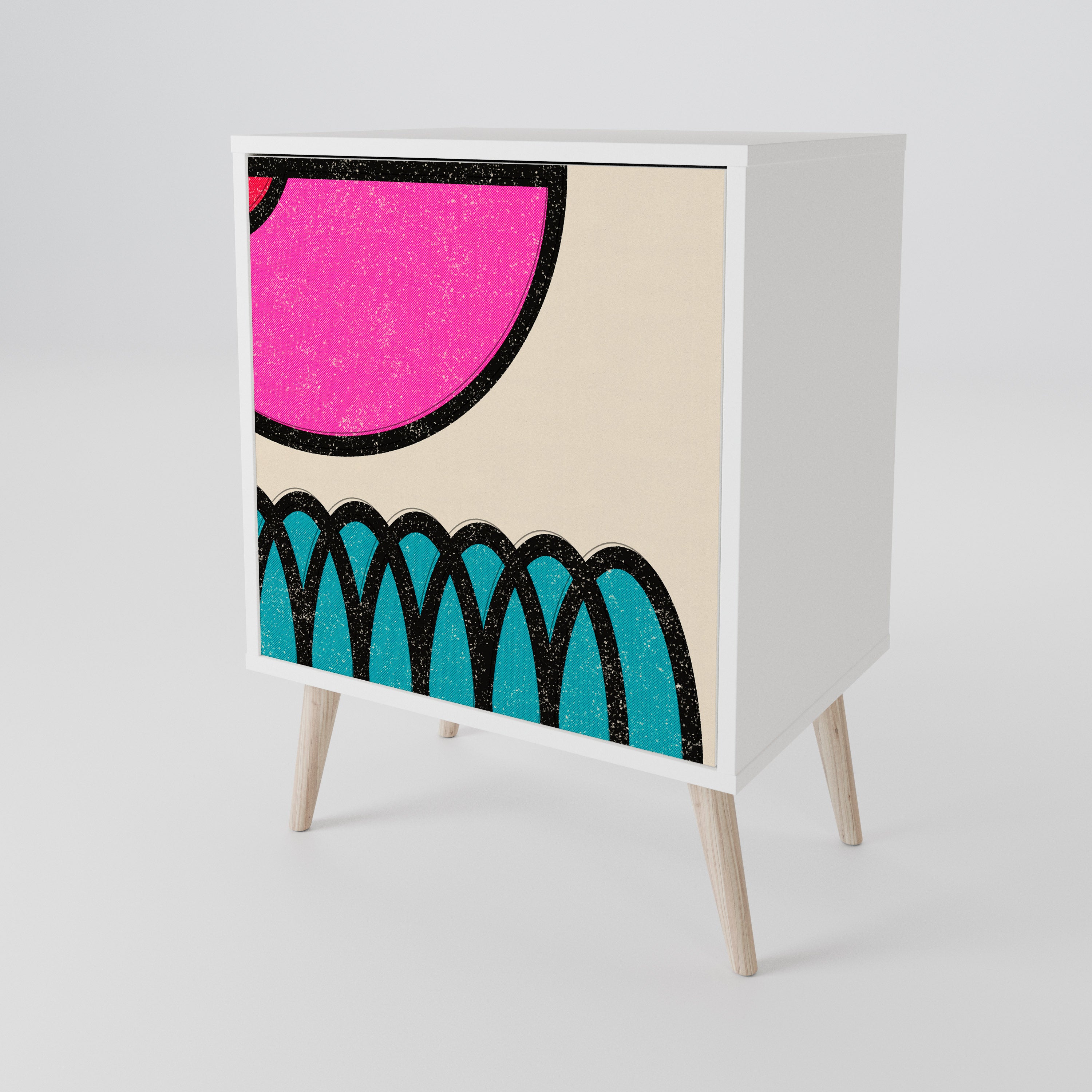 GEOMETRIC RHAPSODY 1-Door Sideboard