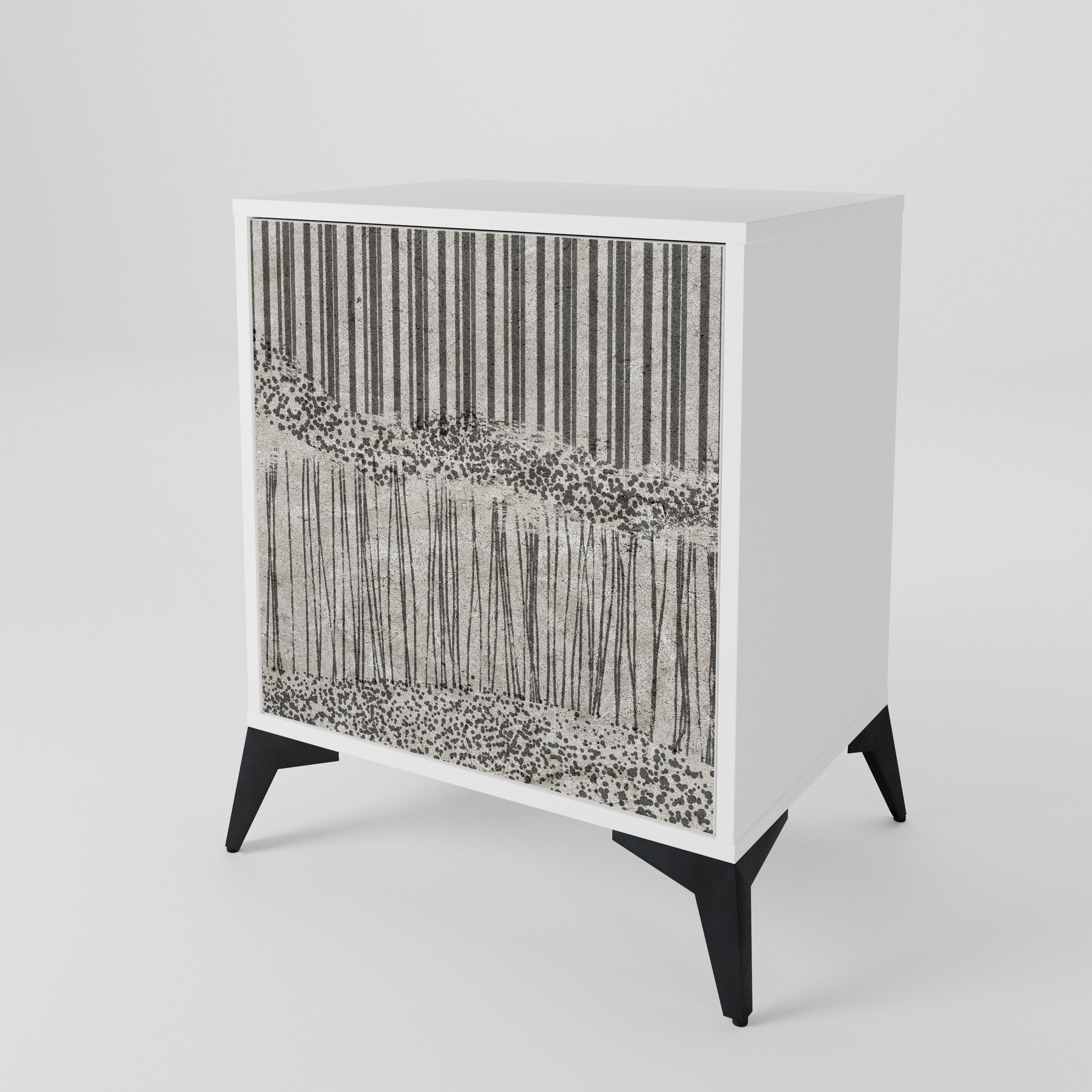 GRAIN LINES 1-Door Sideboard