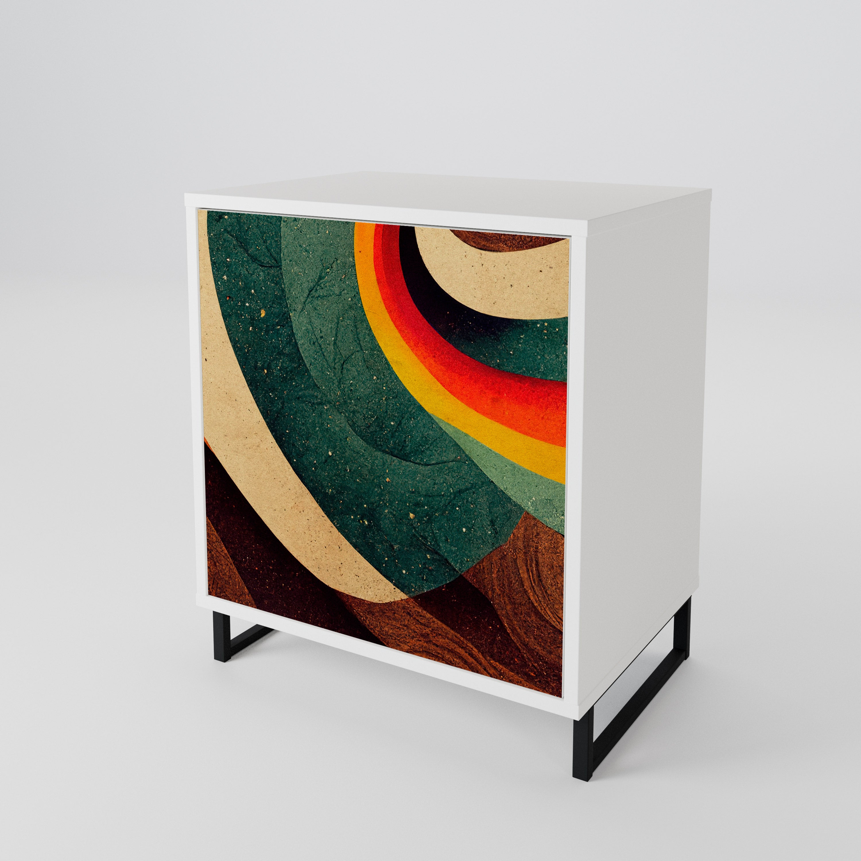 COLORFUL STRANDS 1-Door Sideboard