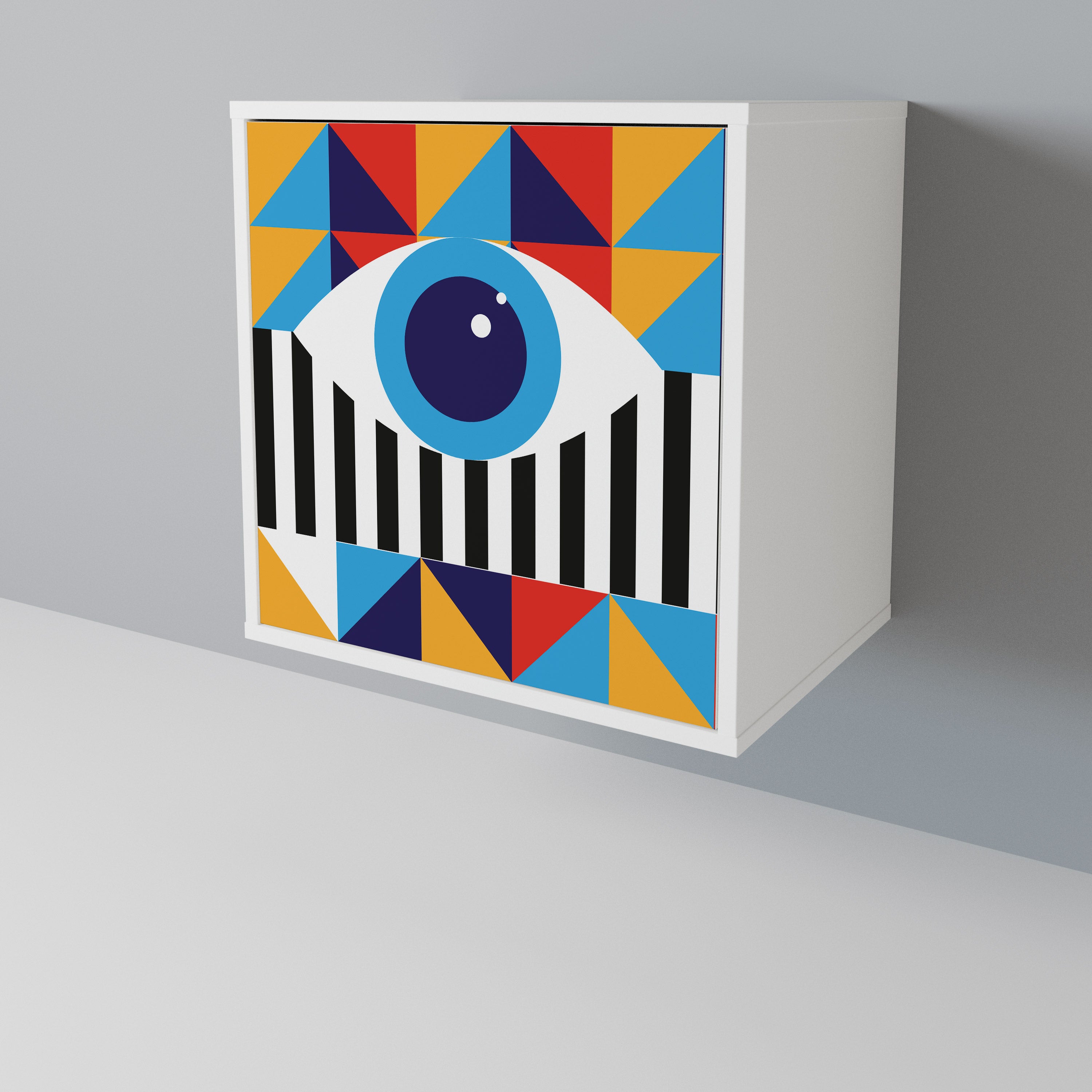 ABSTRACTION AND GEOMETRY Aparador de 1 Porta