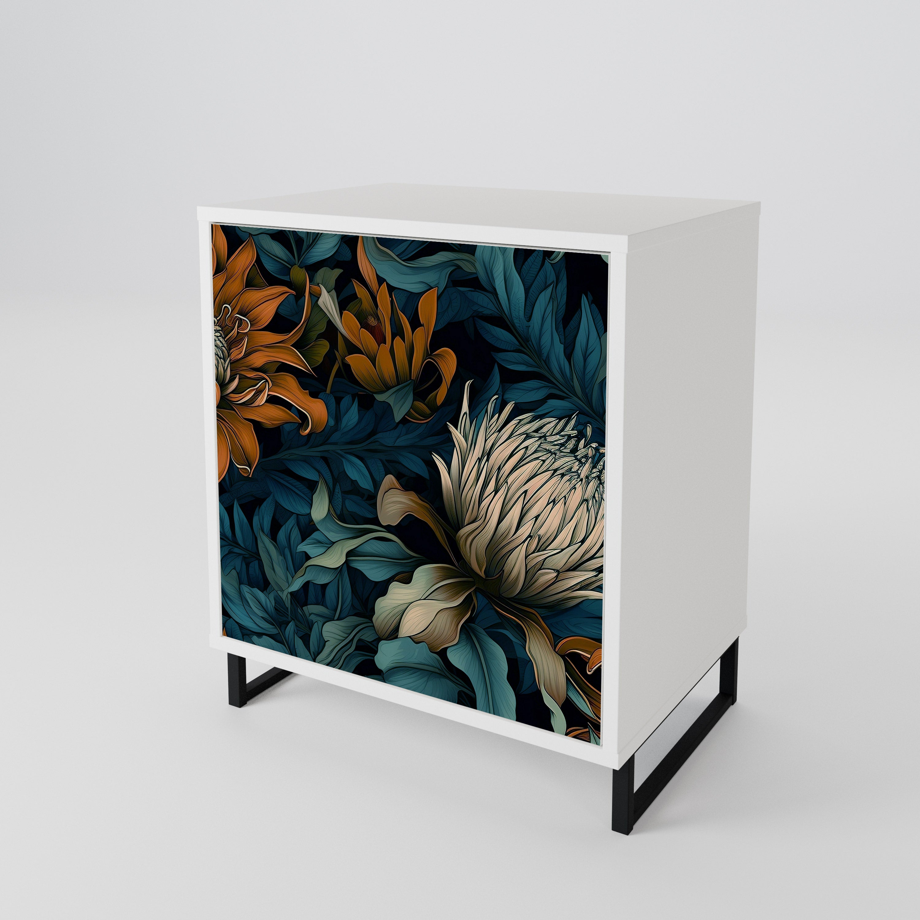 MORNING BLOOM 1-Door Sideboard