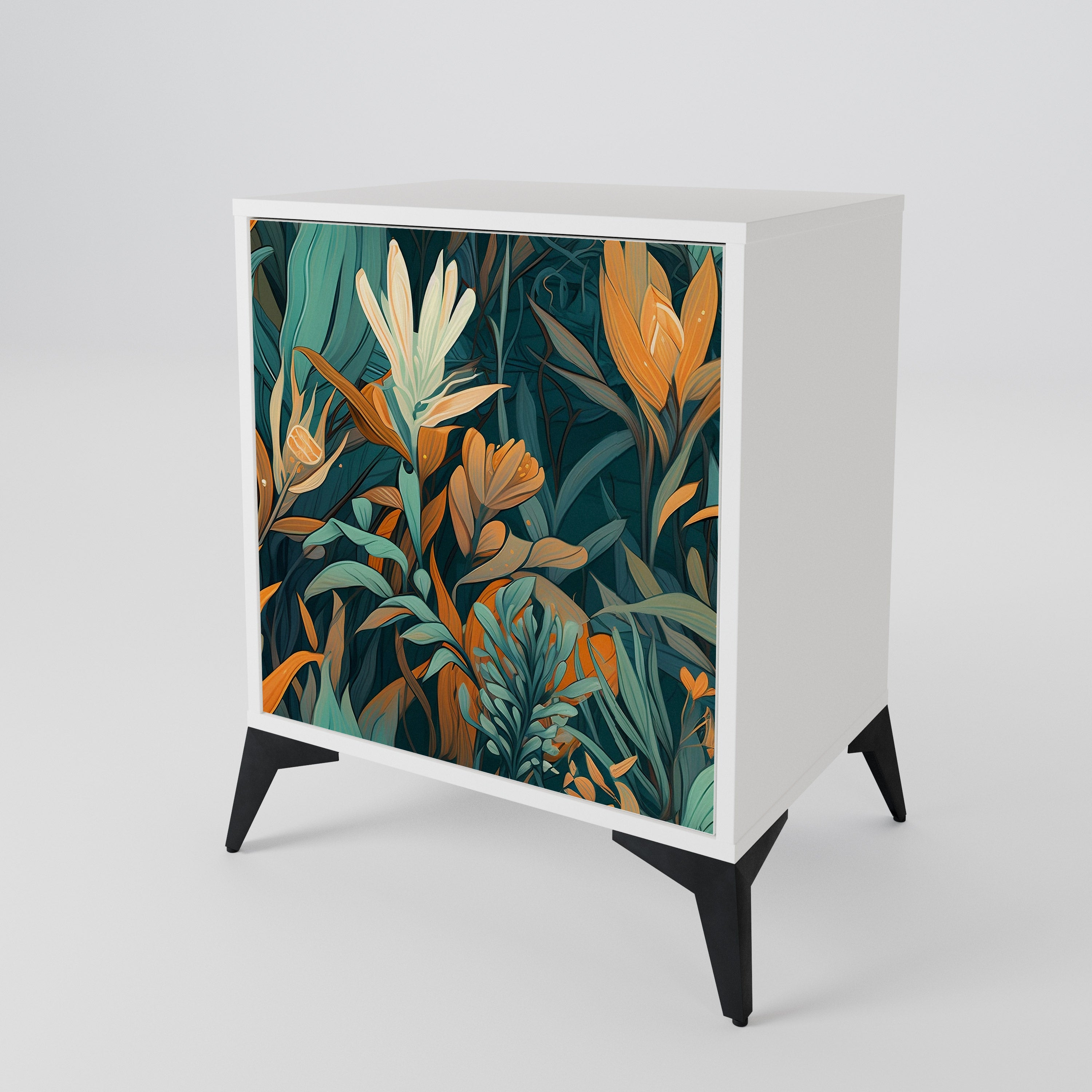 FLORAL SERENITY Aparador de 1 Porta