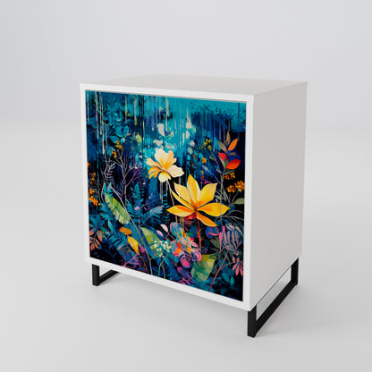 MIDNIGHT BLOSSOM 1-Door Sideboard