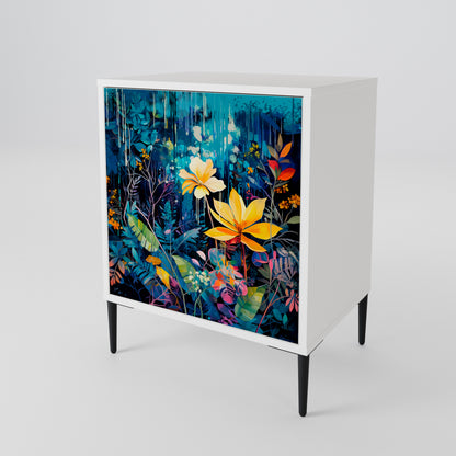 MIDNIGHT BLOSSOM 1-Door Sideboard