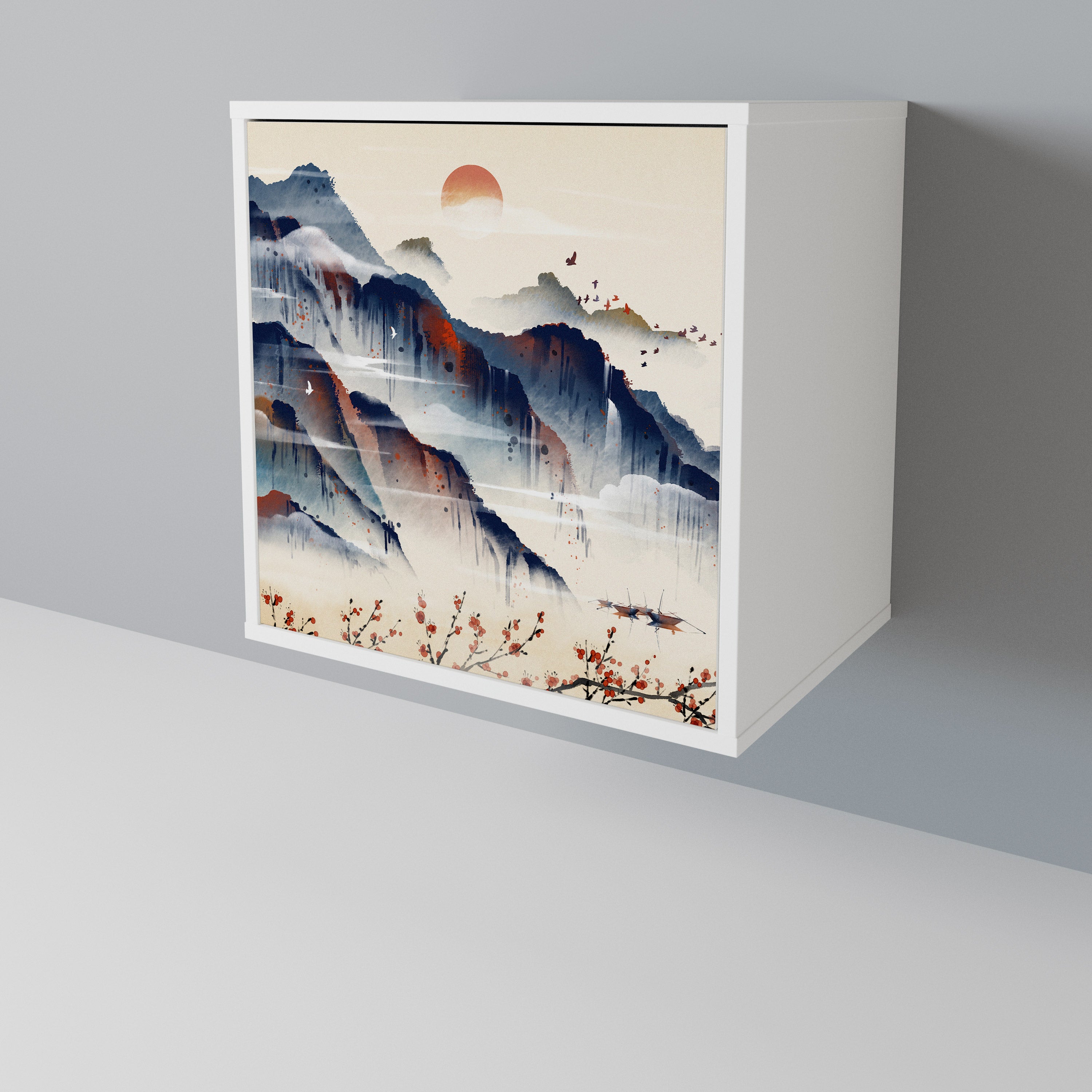 JAPANESE LANDSCAPE Aparador de 1 Porta