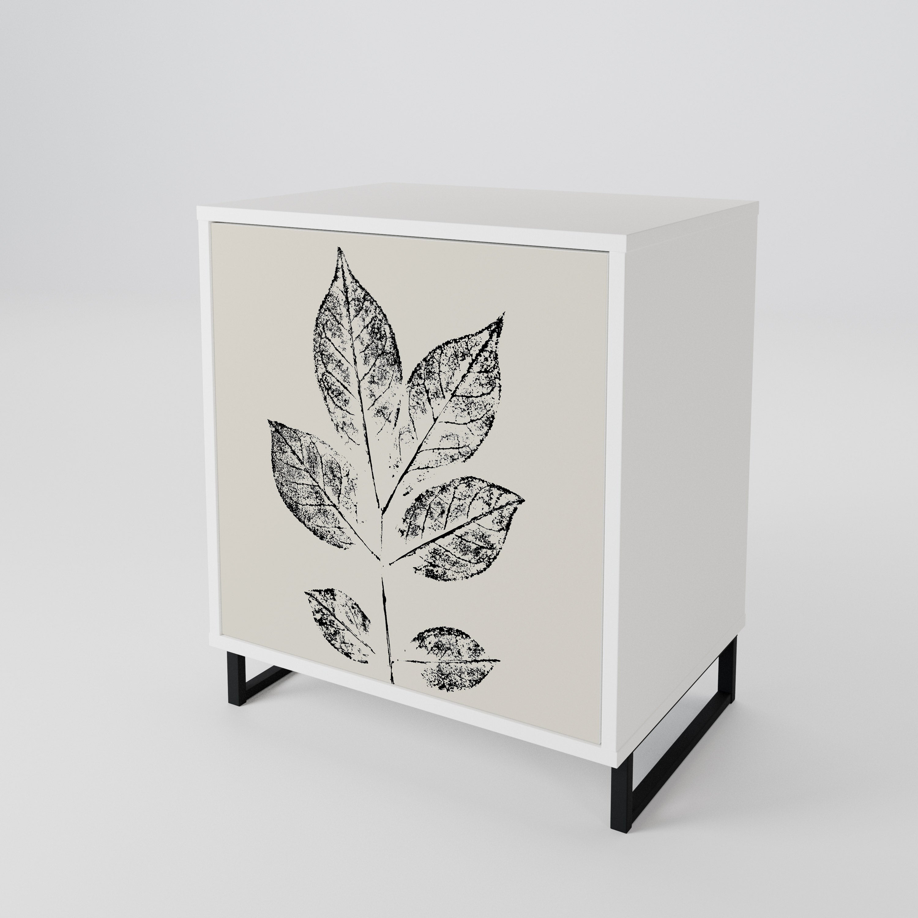 LEAFY STAMPS Aparador de 1 Porta