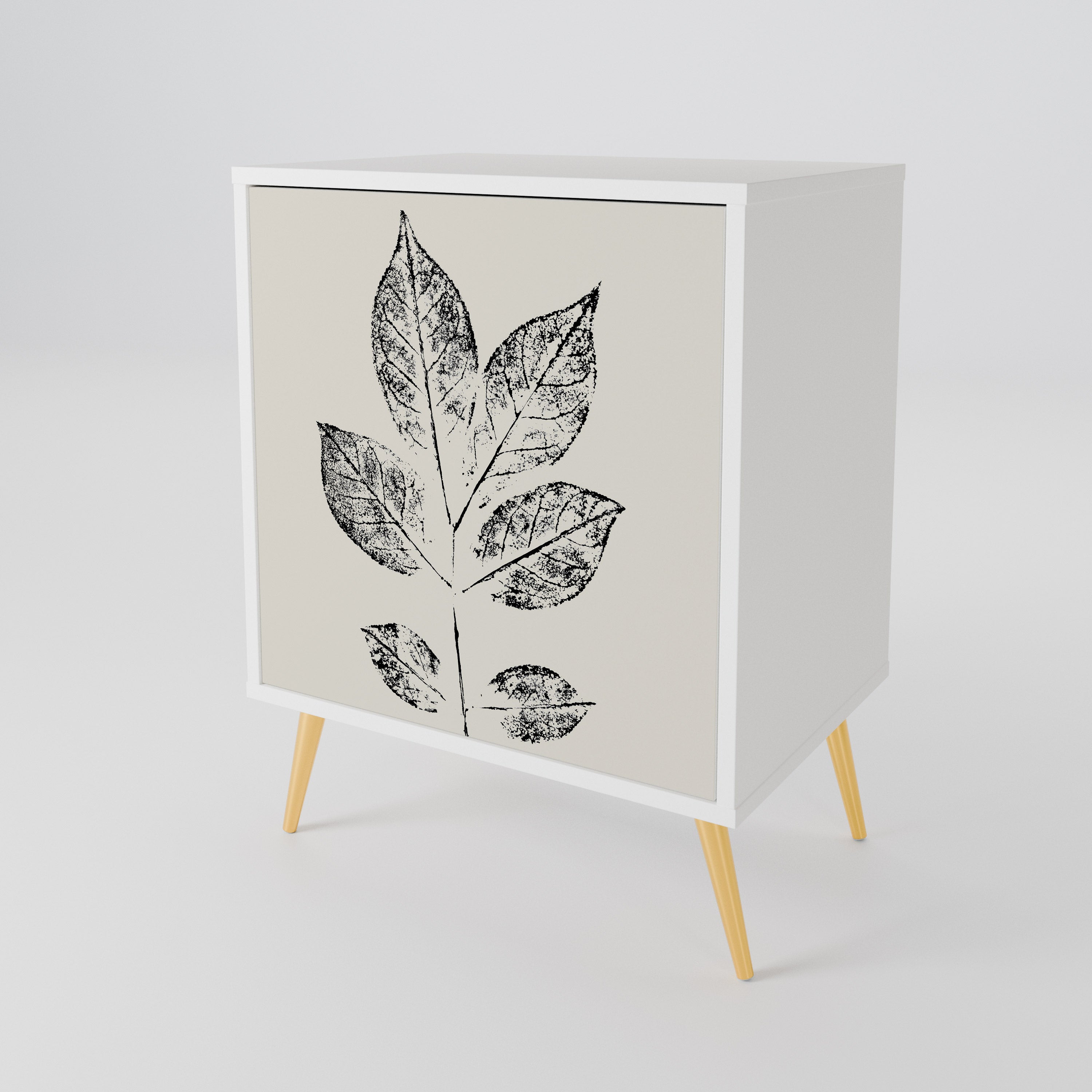LEAFY STAMPS Aparador de 1 Porta