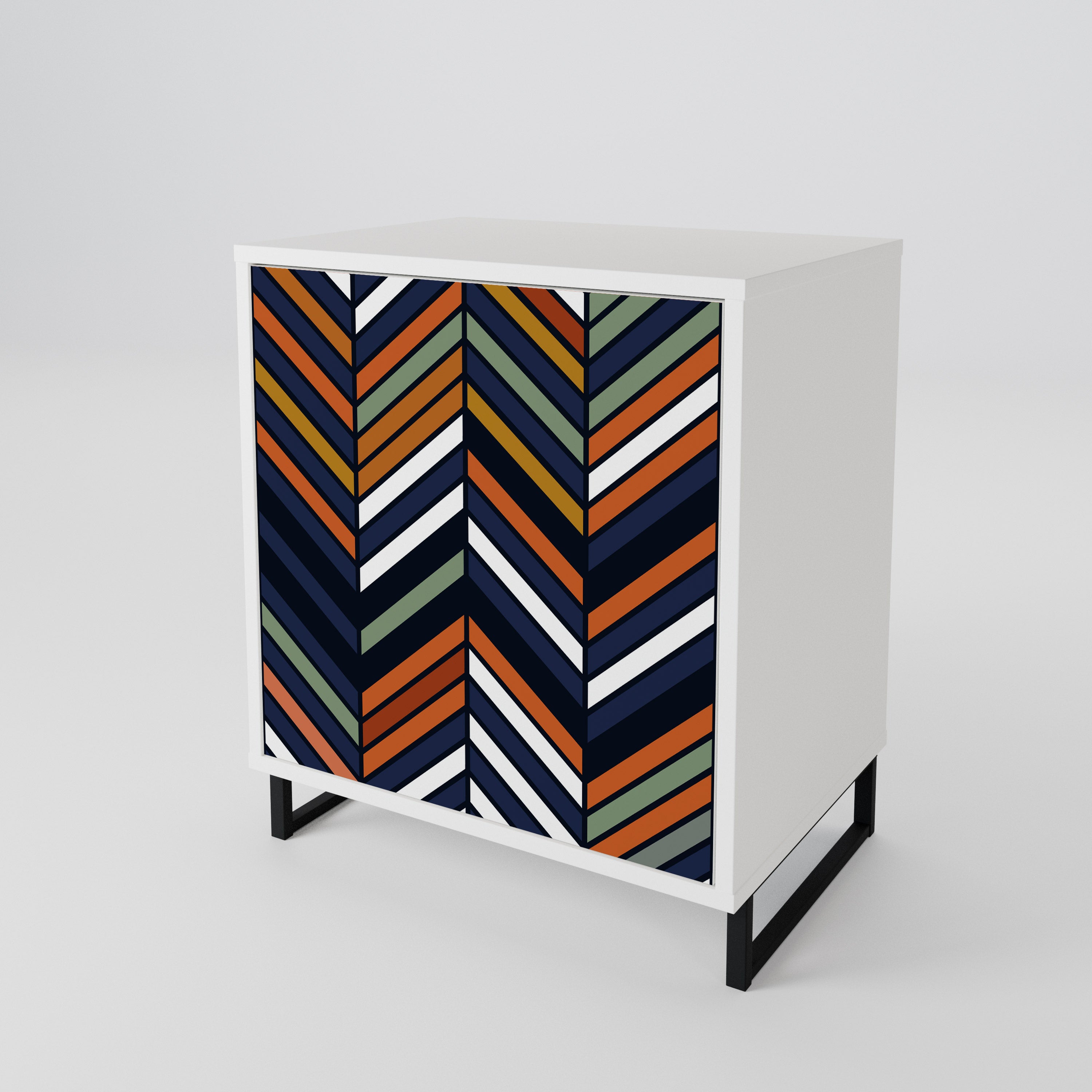 VIBRANT PATCHWORK Aparador de 1 Porta