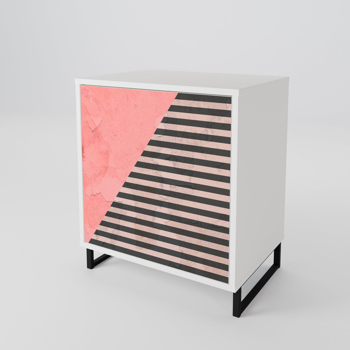 GLAMOROUS STRIPE Aparador de 1 Porta