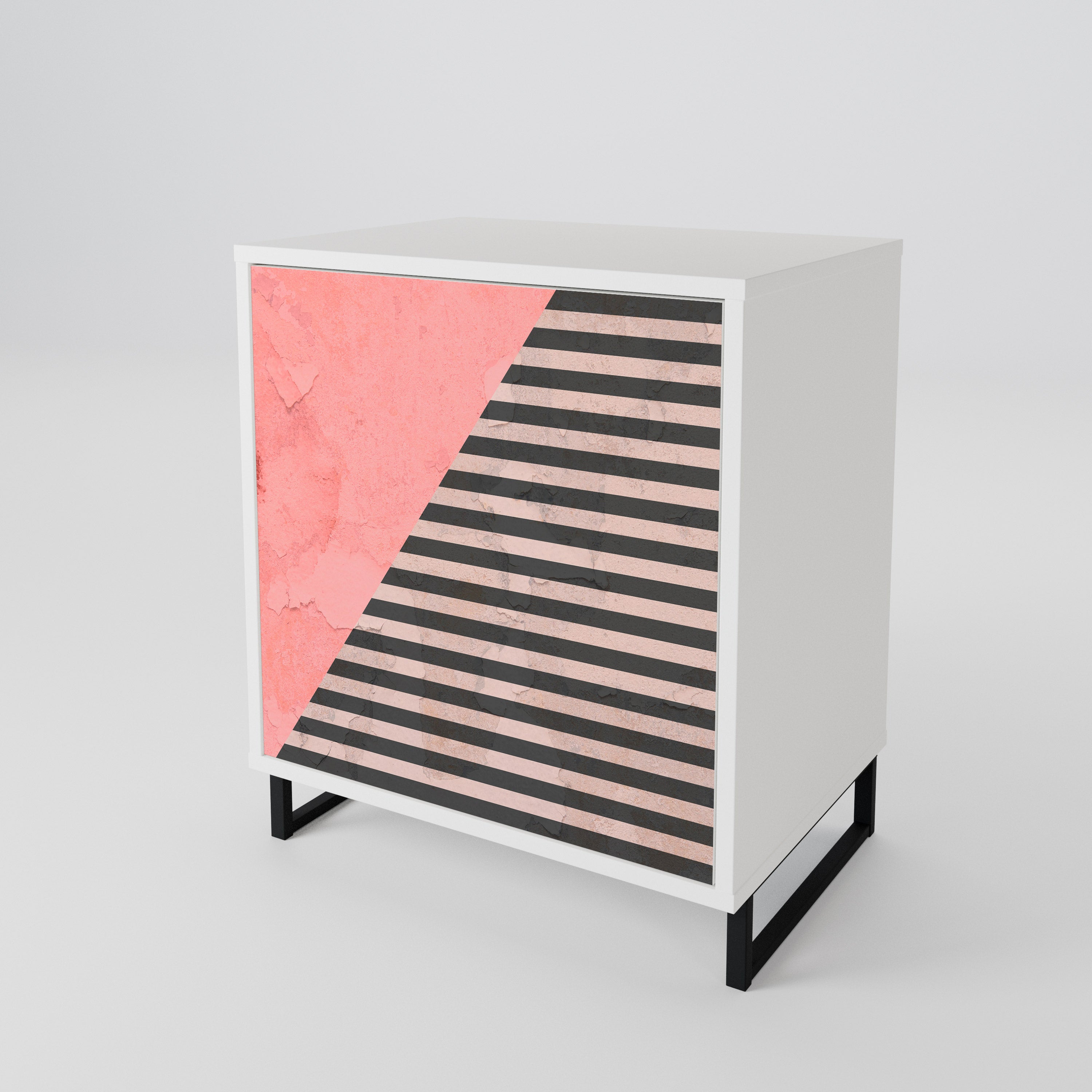 GLAMOROUS STRIPE Aparador de 1 Porta