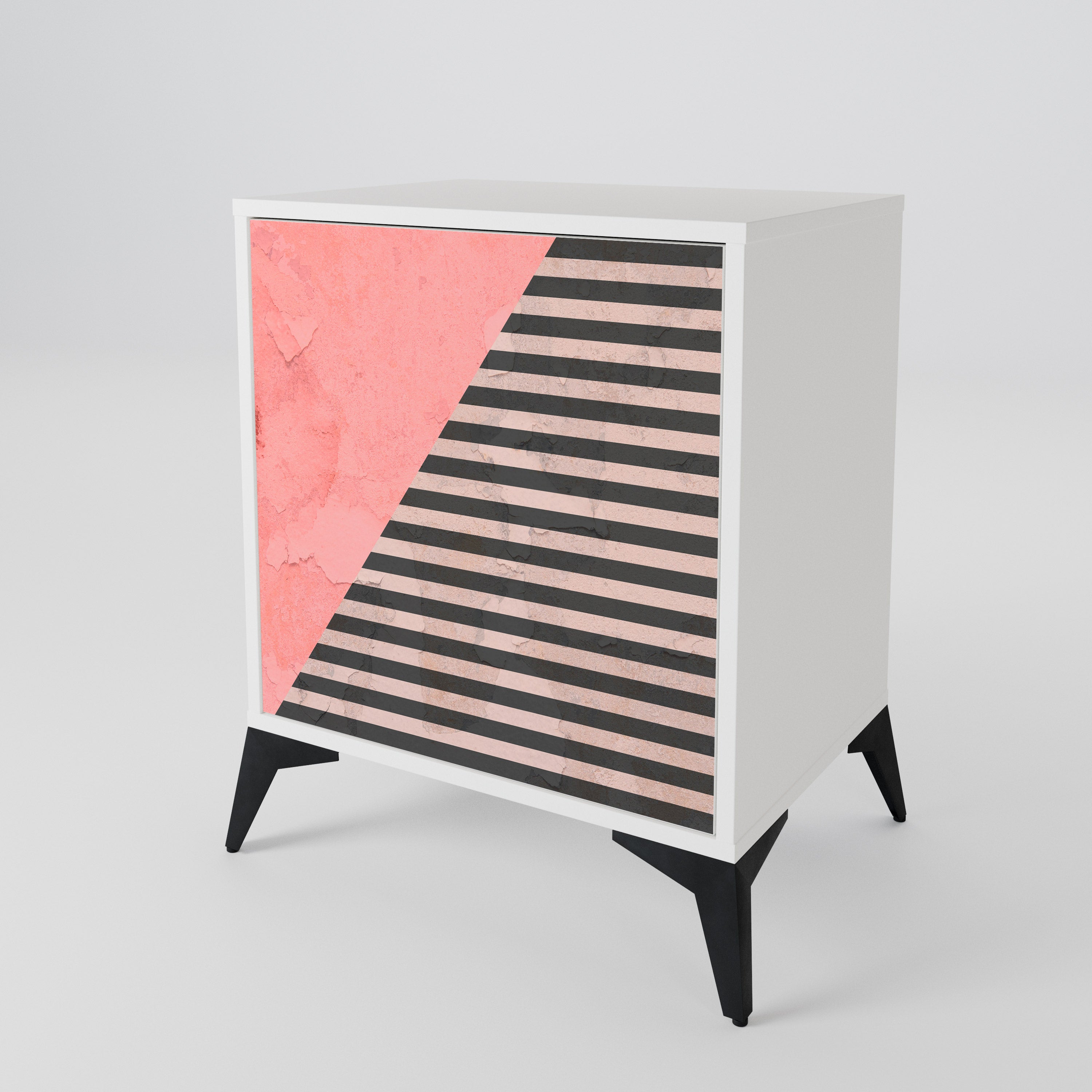 GLAMOROUS STRIPE Aparador de 1 Porta