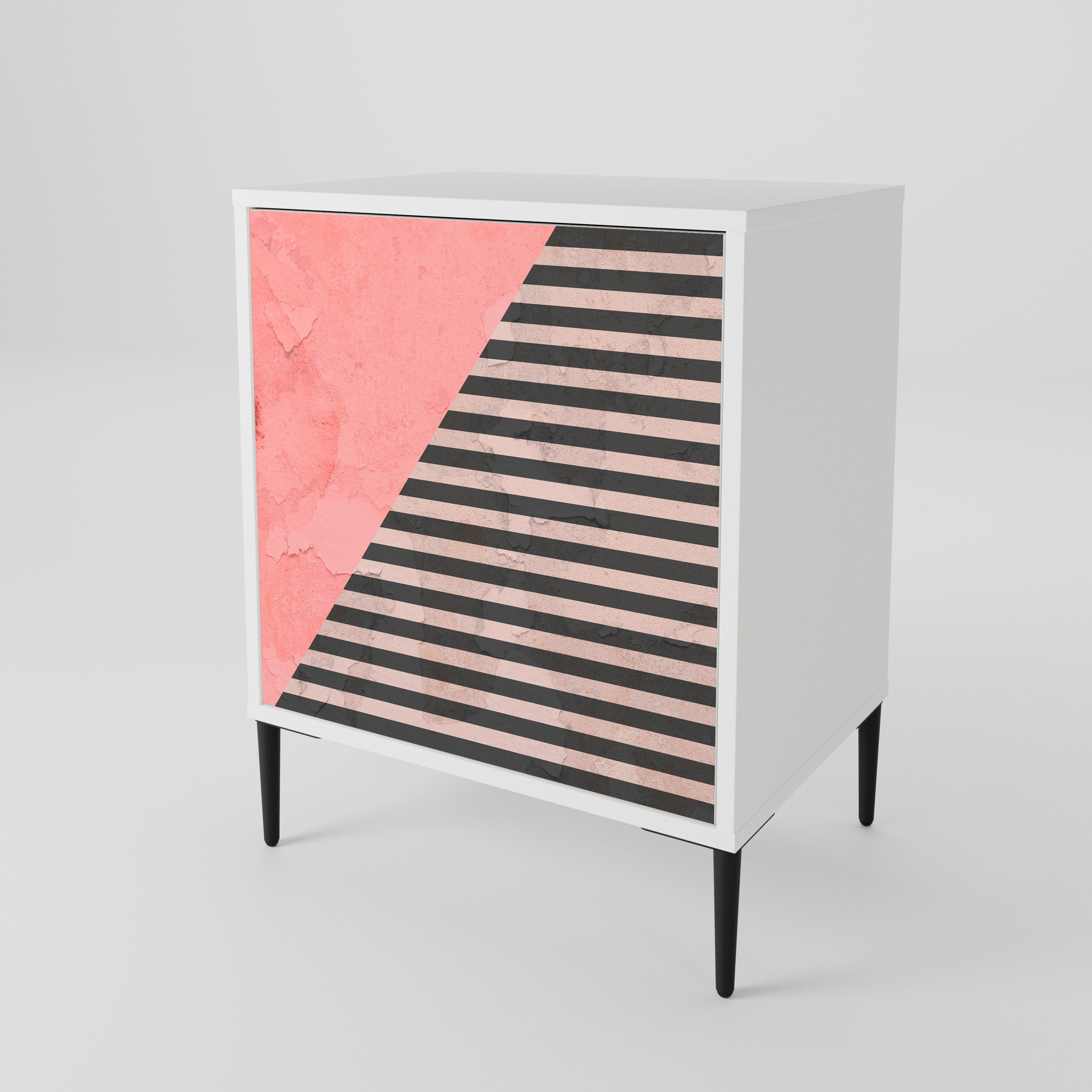 GLAMOROUS STRIPE Aparador de 1 Porta