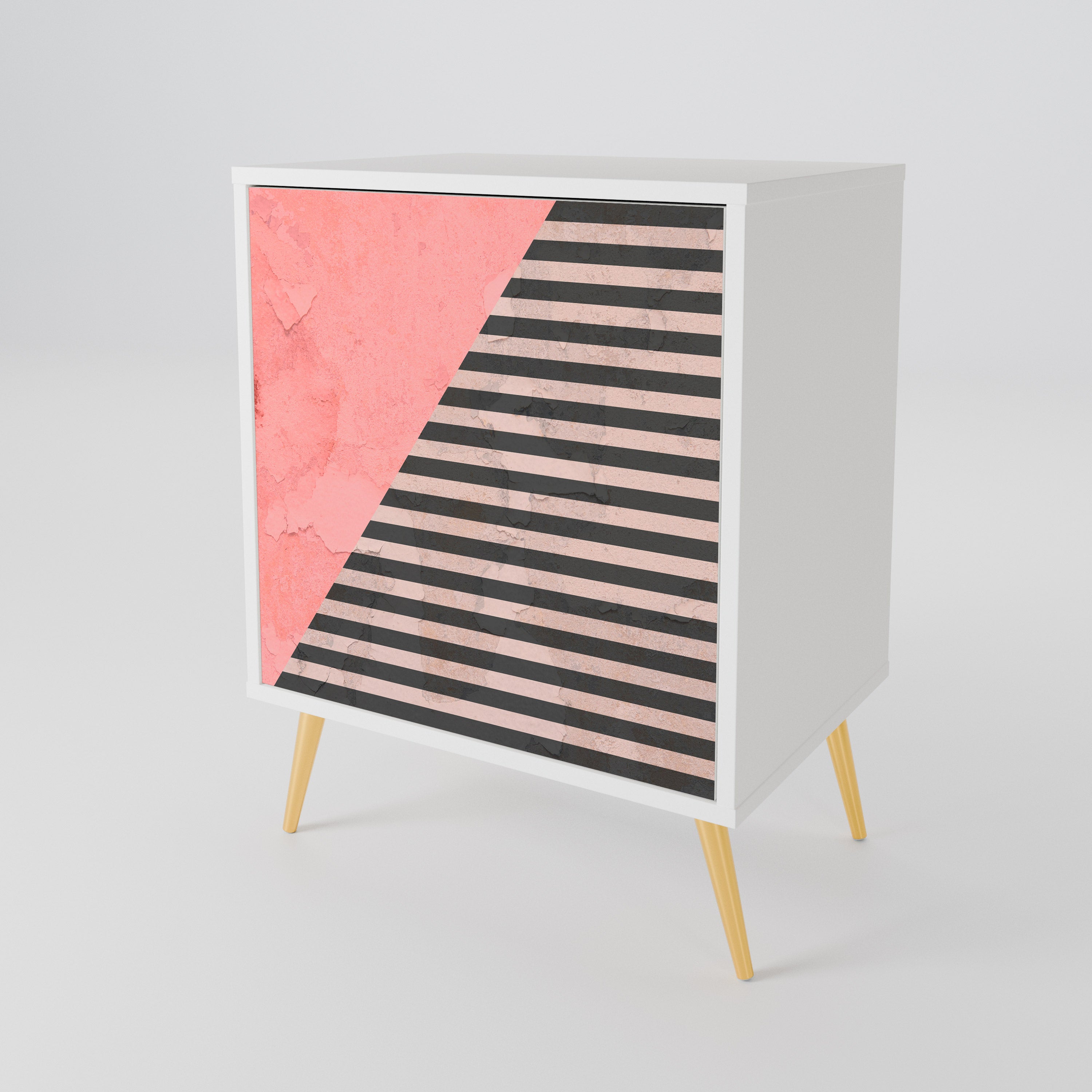 GLAMOROUS STRIPE Aparador de 1 Porta