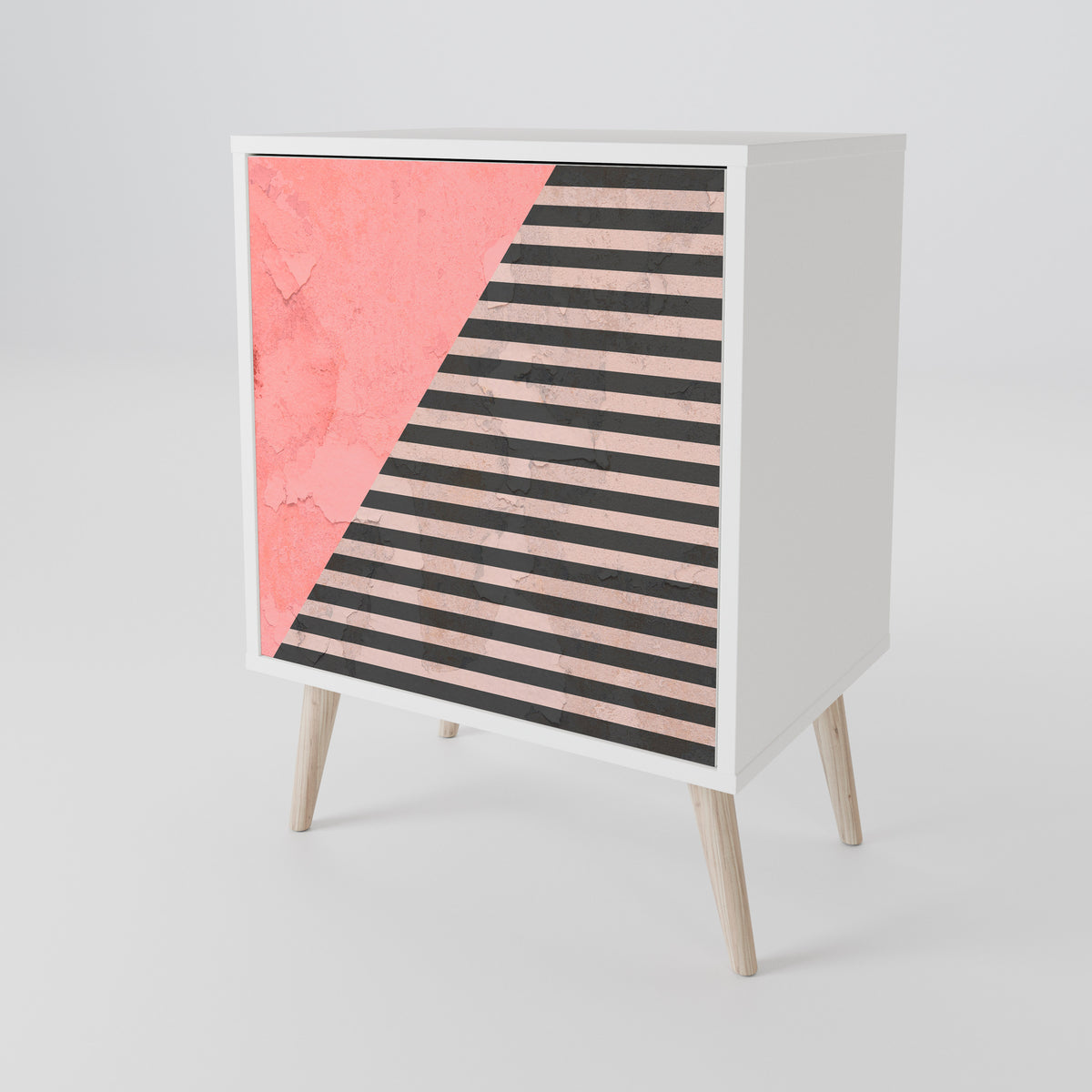 GLAMOROUS STRIPE Aparador de 1 Porta
