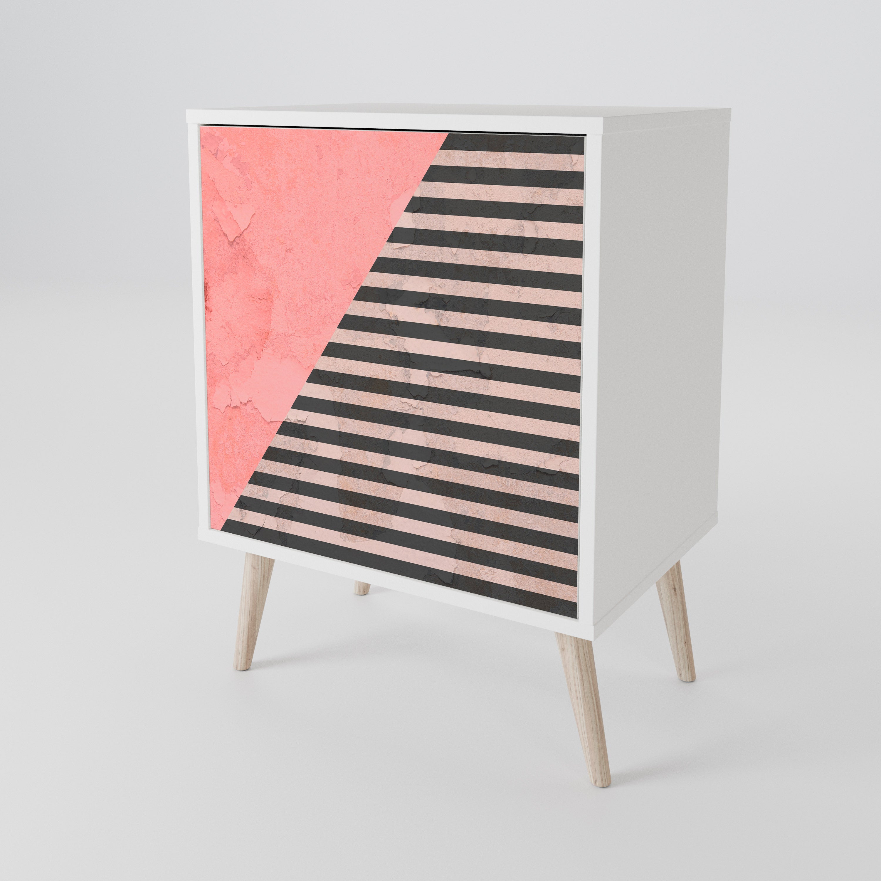 GLAMOROUS STRIPE Aparador de 1 Porta