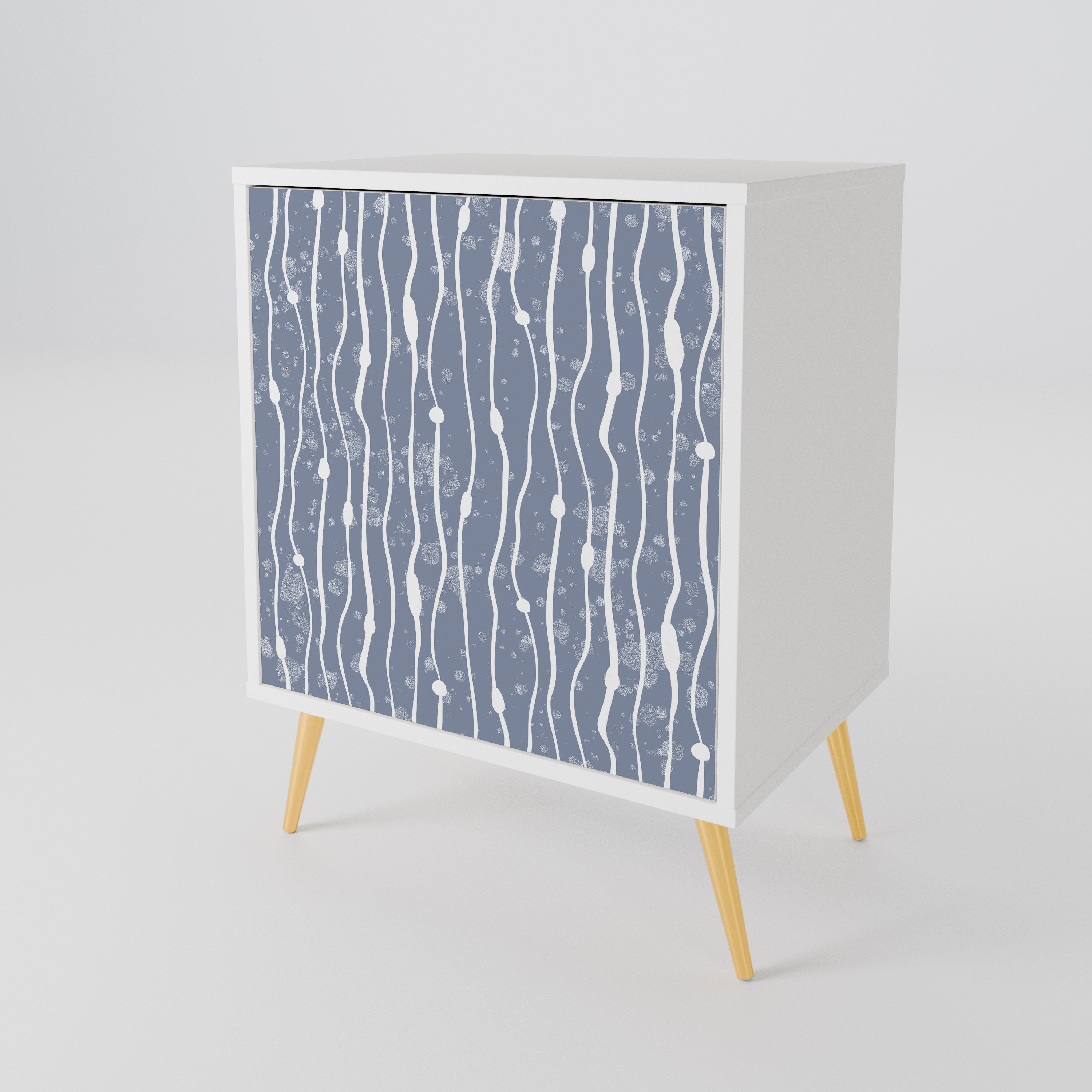 GRAPHITE RAIN 1-Door Sideboard