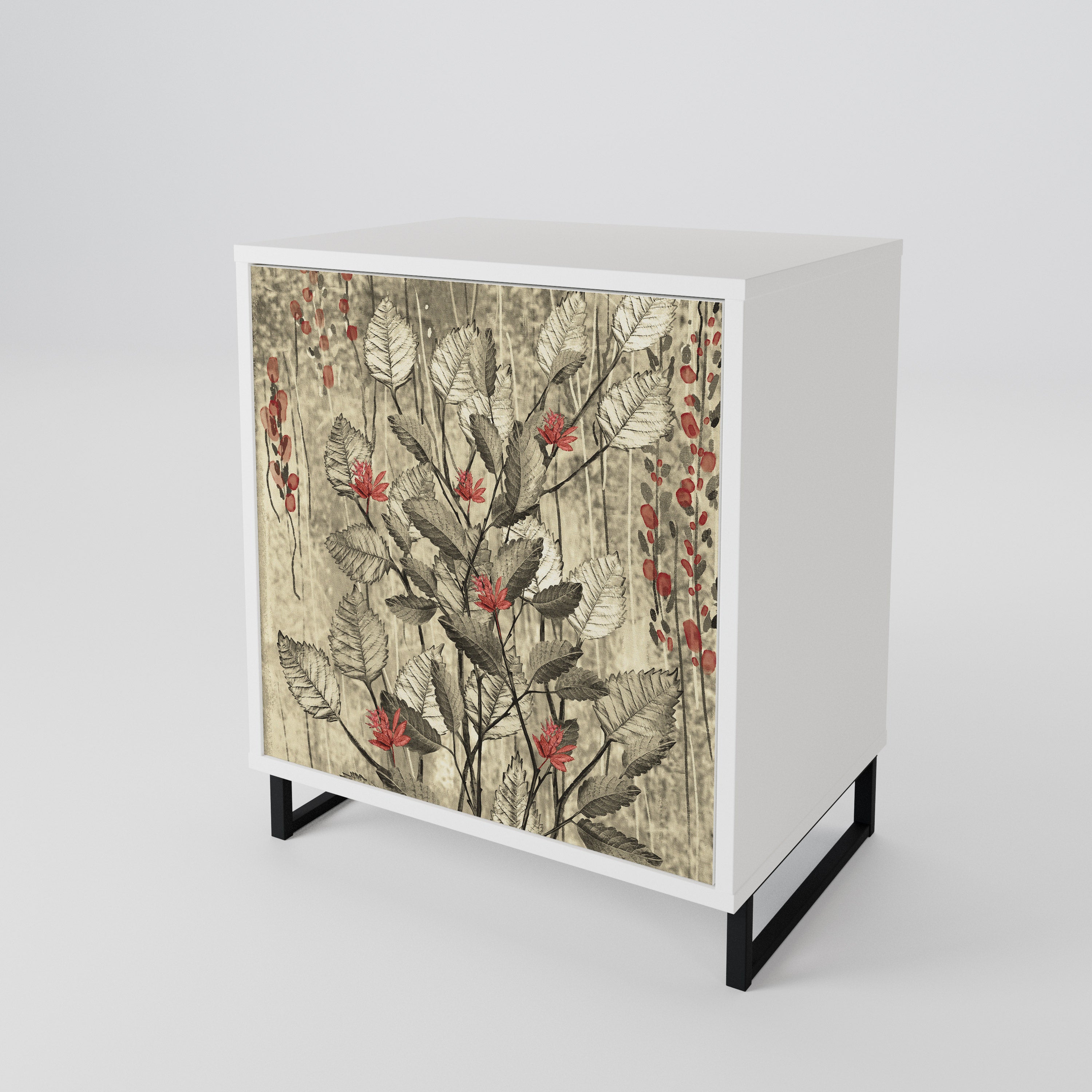 HERBAL GRACE 1-Door Sideboard