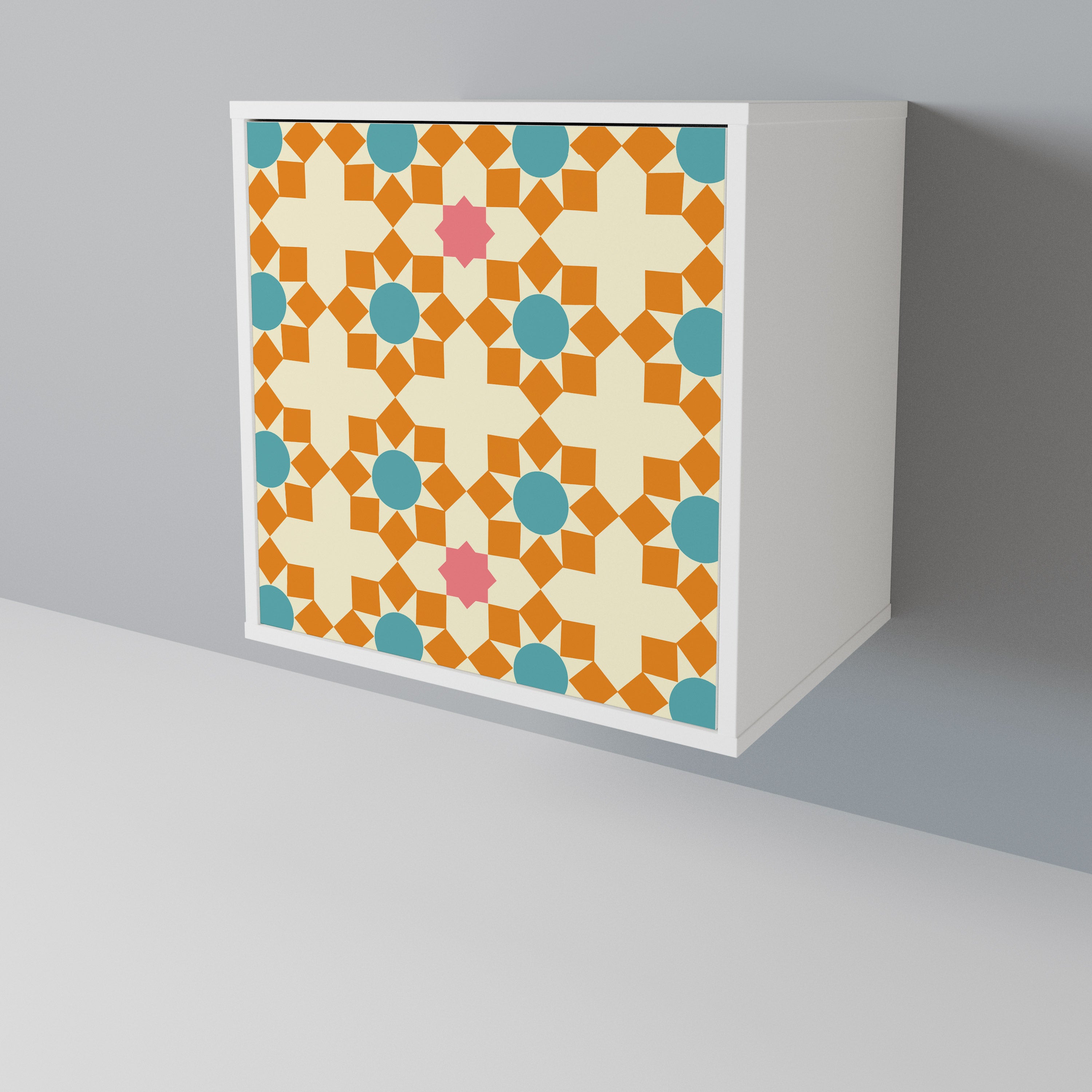 FLORAL DECOR 1-Door Sideboard