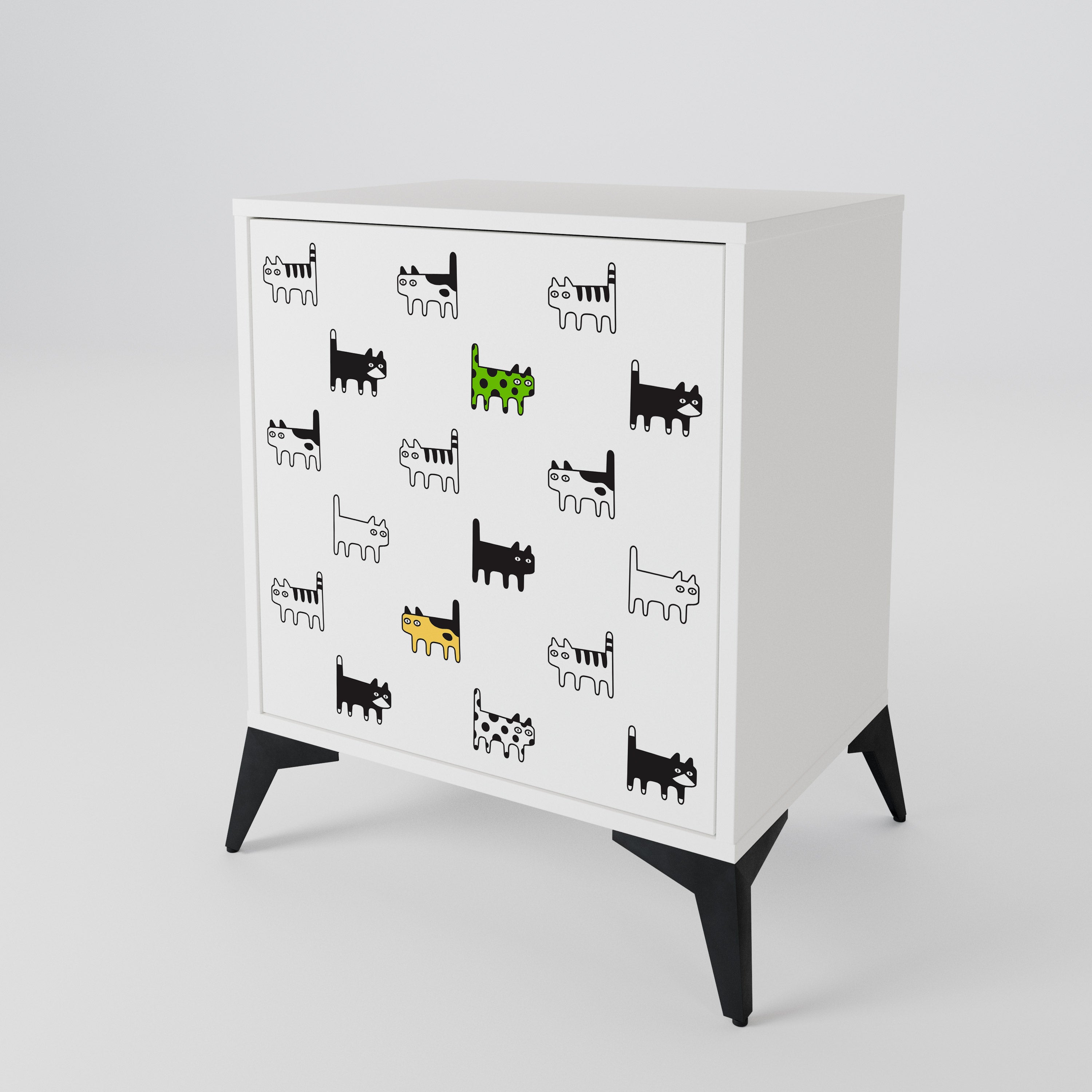 CATS COMPILATION 1-Door Sideboard
