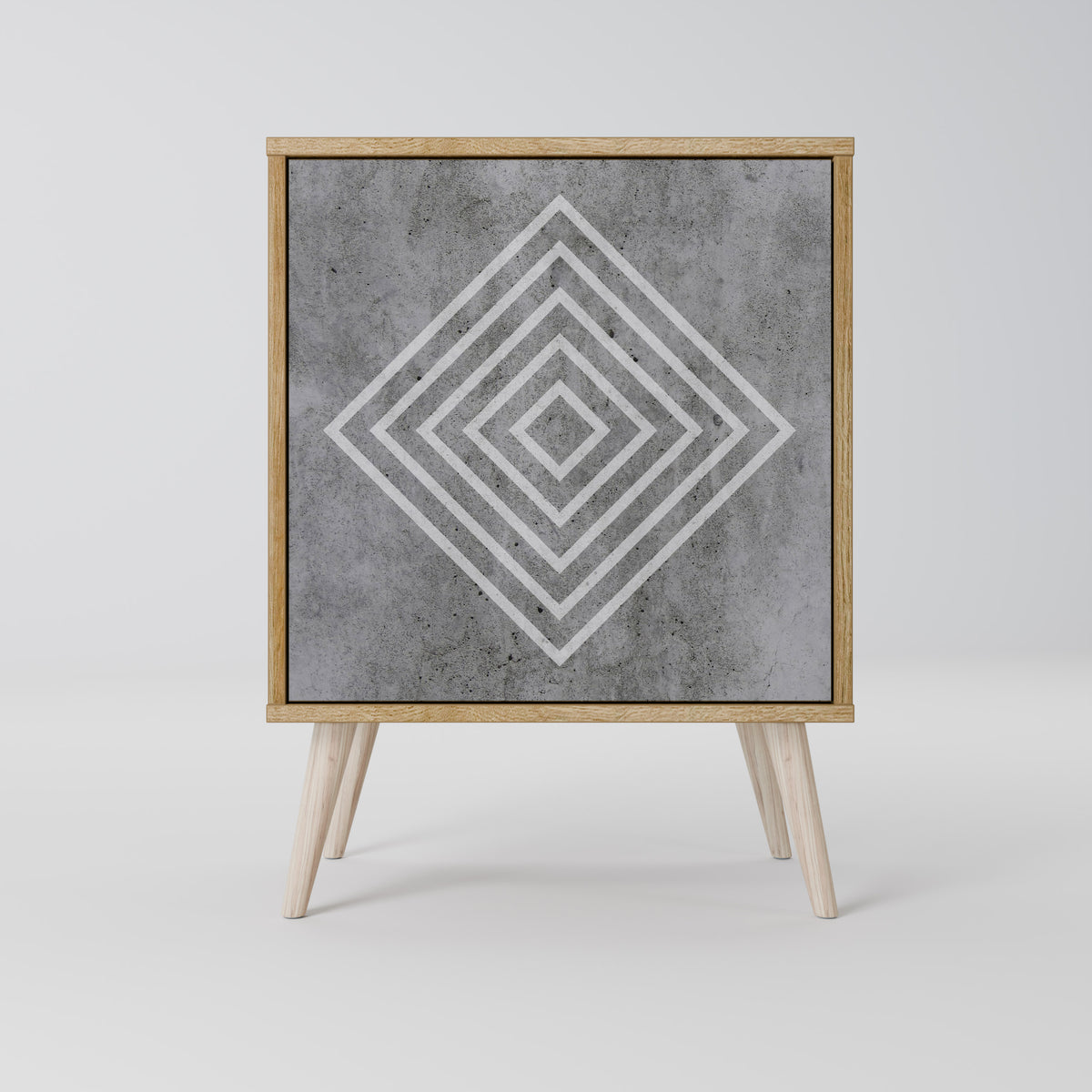 POLYGONAL ARTISTRY Aparador de 1 Porta