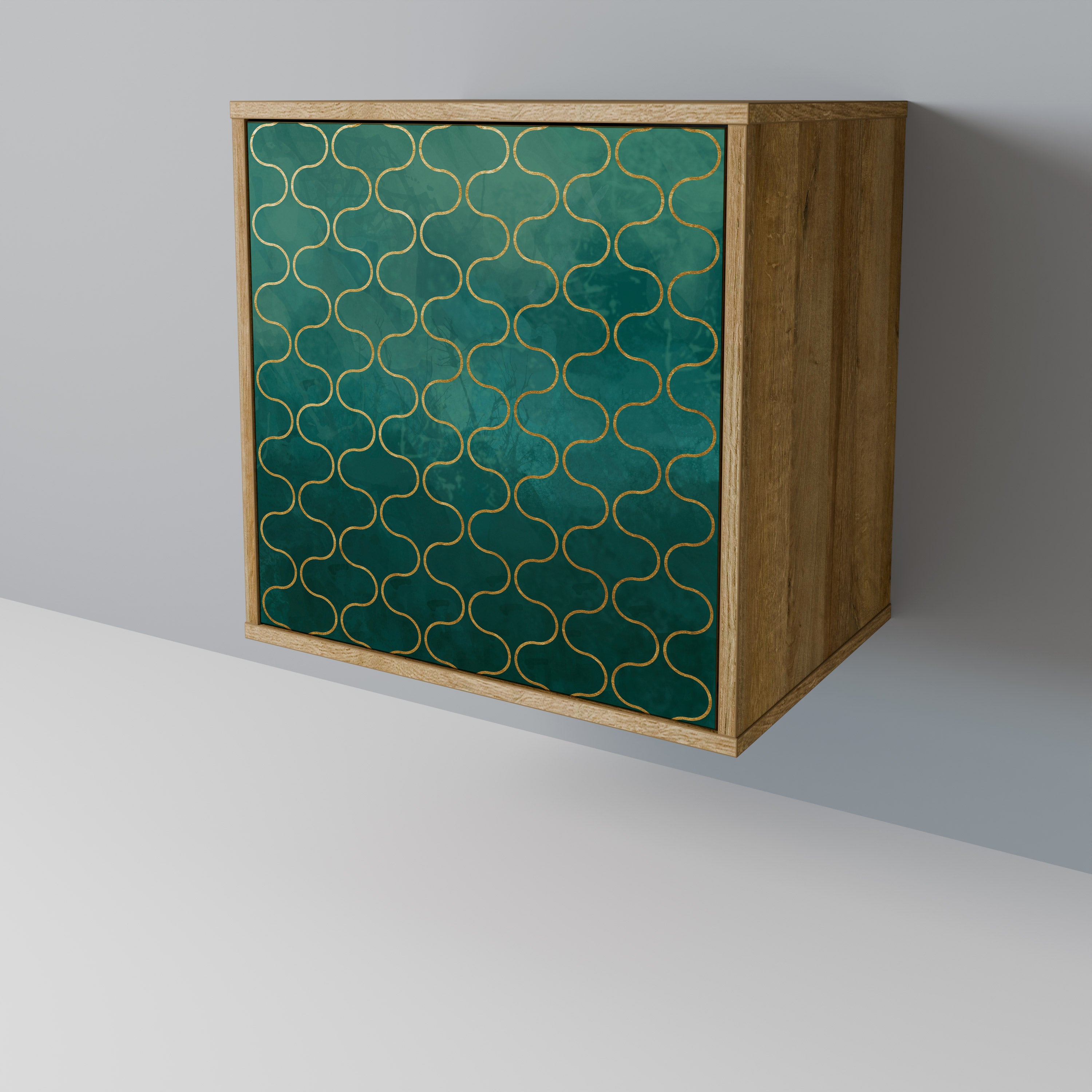 TESSELATED GREENERY Aparador de 1 Porta