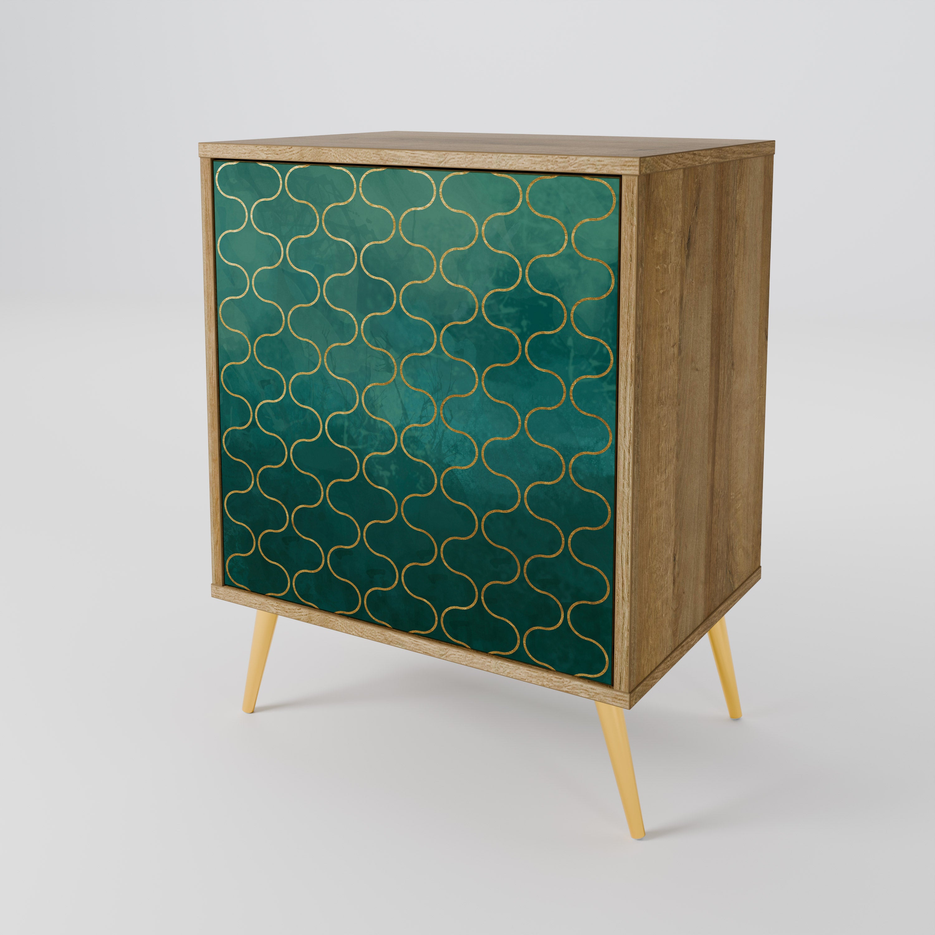 TESSELATED GREENERY Aparador de 1 Porta