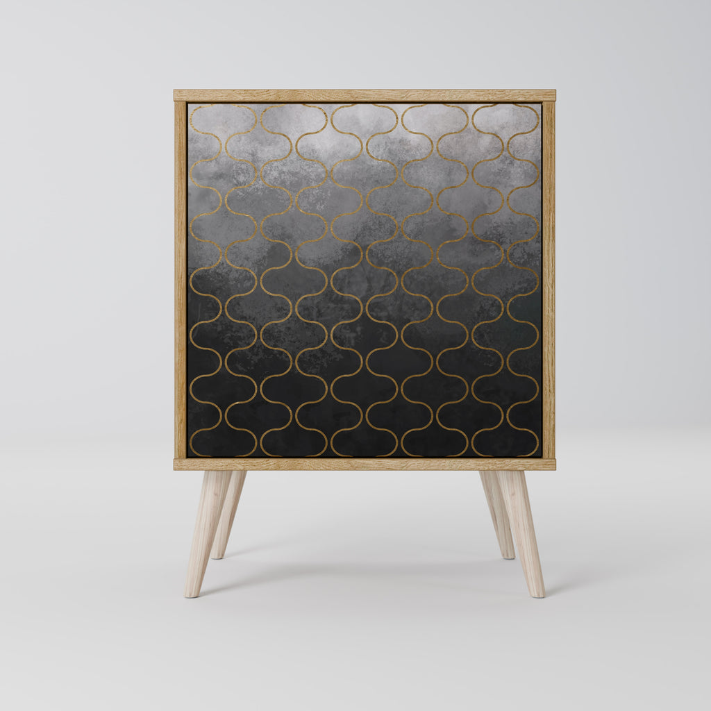 TESSELATED GRAYISH Aparador de 1 Porta