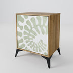 HELIX DANCE Aparador de 1 Porta em Efeito Carvalho