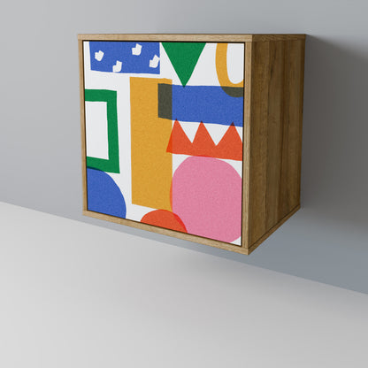 GEOMETRIC GLIMMER Aparador de 1 Porta