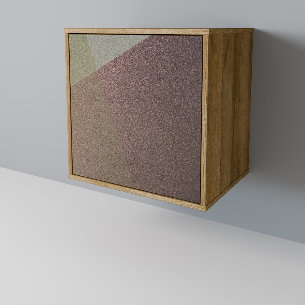 BEIGE GEOMETRY Aparador de 1 Porta