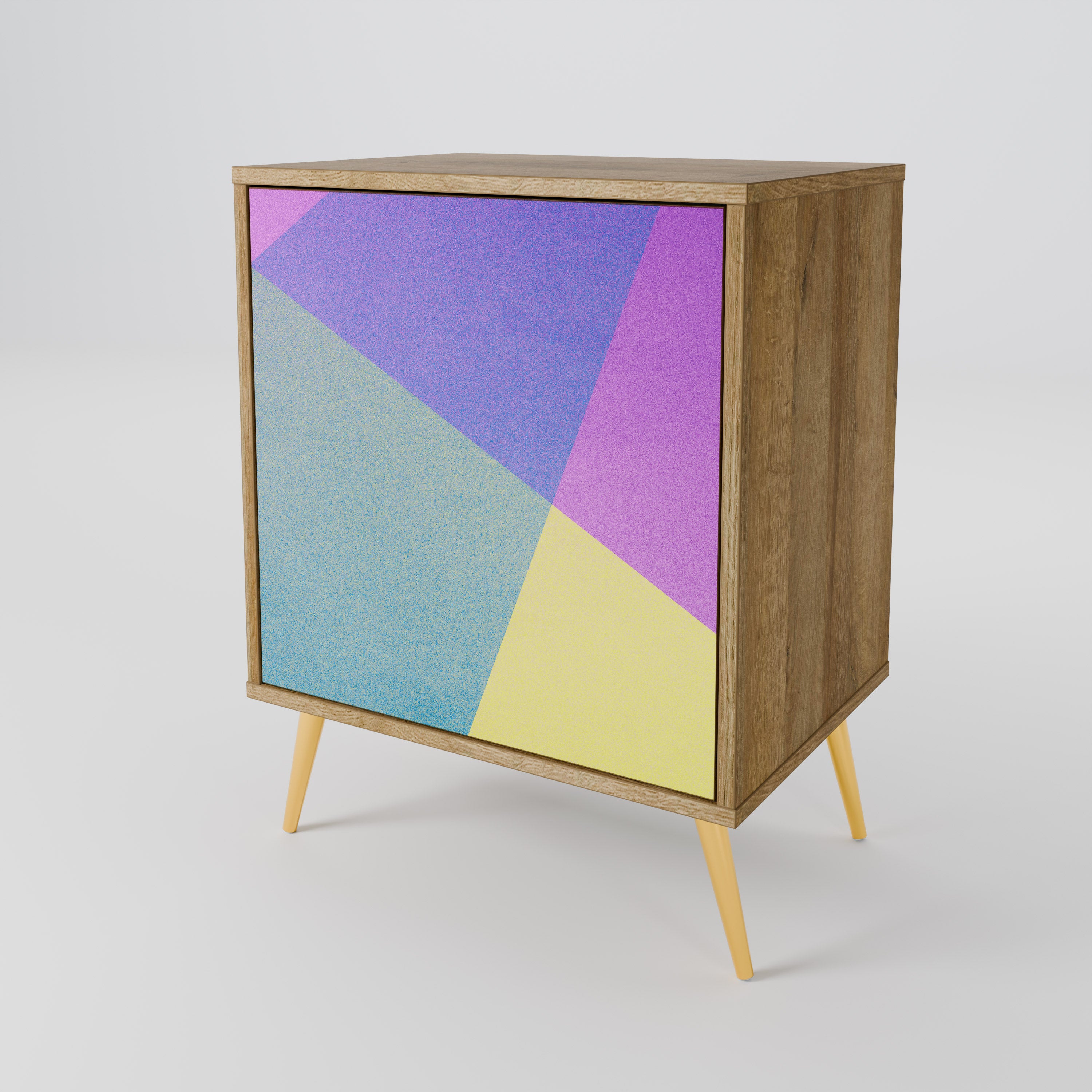 BRIGHT GEOMETRY 1-Door Sideboard