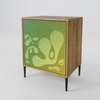 IRREGULAR BLUE Aparador de 1 Porta em Efeito Carvalho