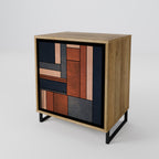 INTREPID FORMATION 1-Door Sideboard in Oak Effect