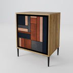 INTREPID FORMATION 1-Door Sideboard in Oak Effect