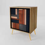 INTREPID FORMATION 1-Door Sideboard in Oak Effect