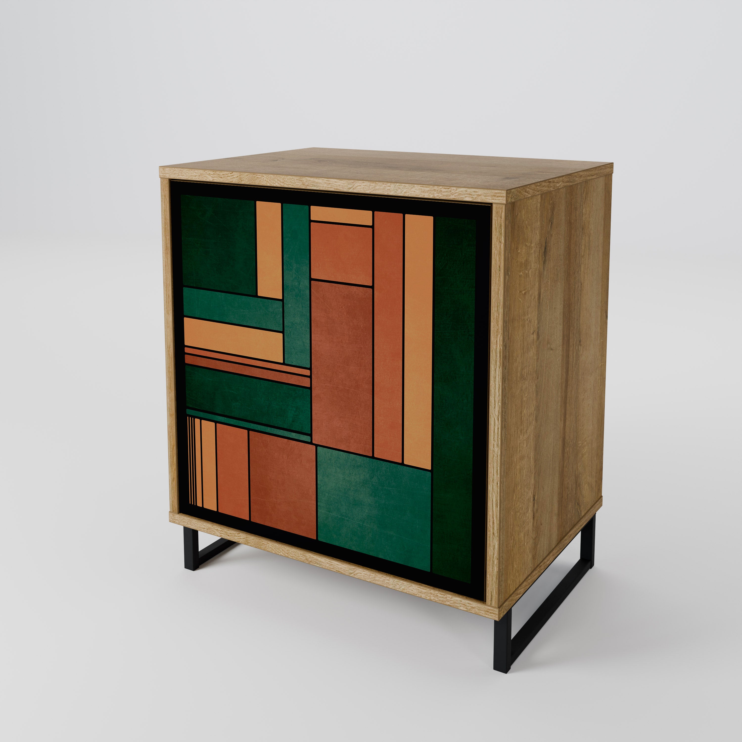 EARTHY FIGURES 1-Door Sideboard