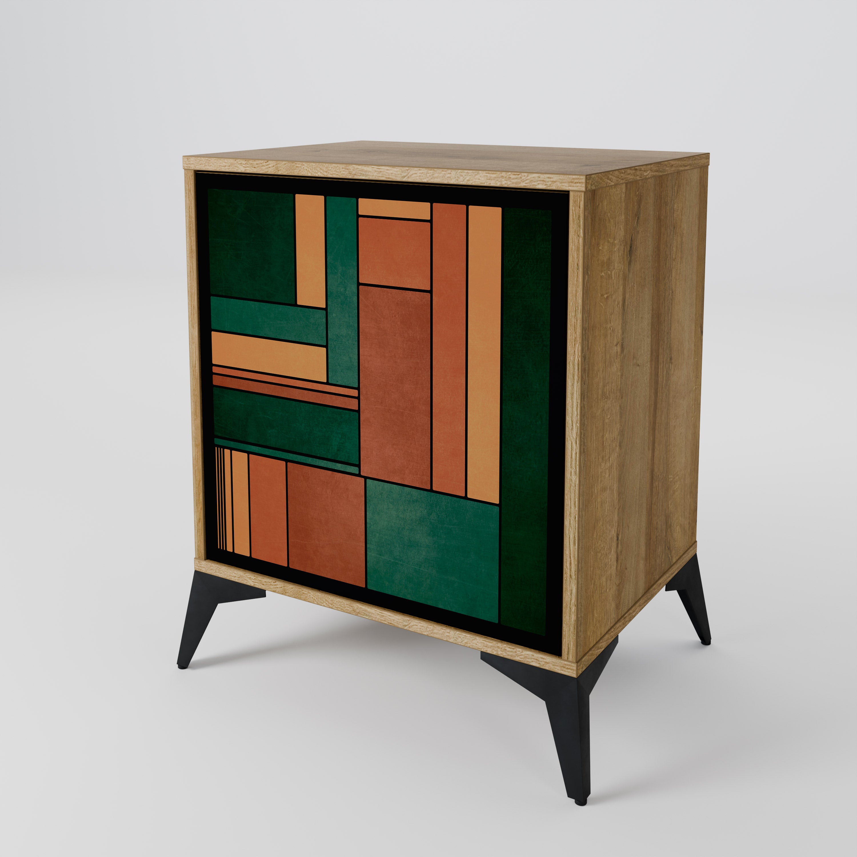 EARTHY FIGURES 1-Door Sideboard