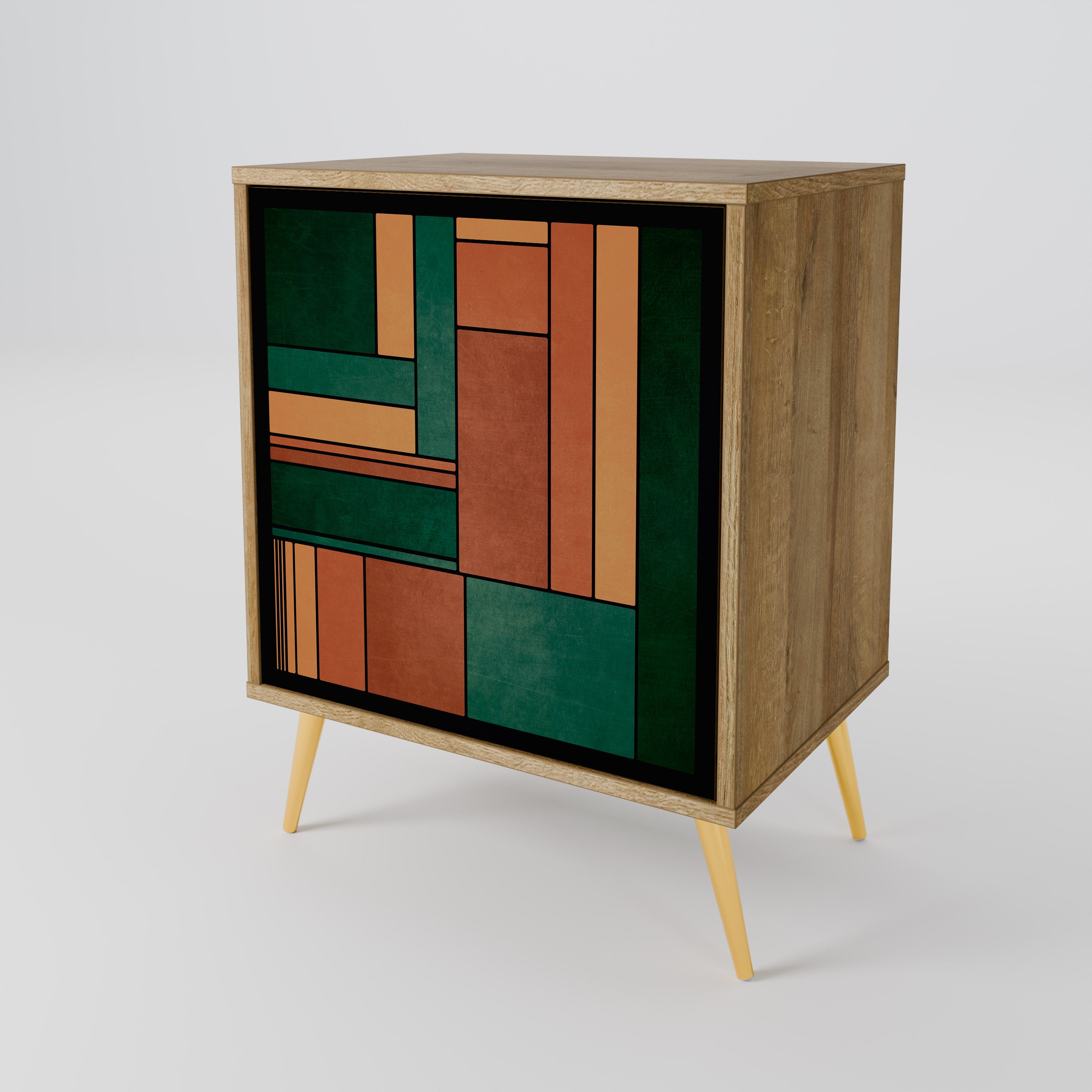EARTHY FIGURES 1-Door Sideboard